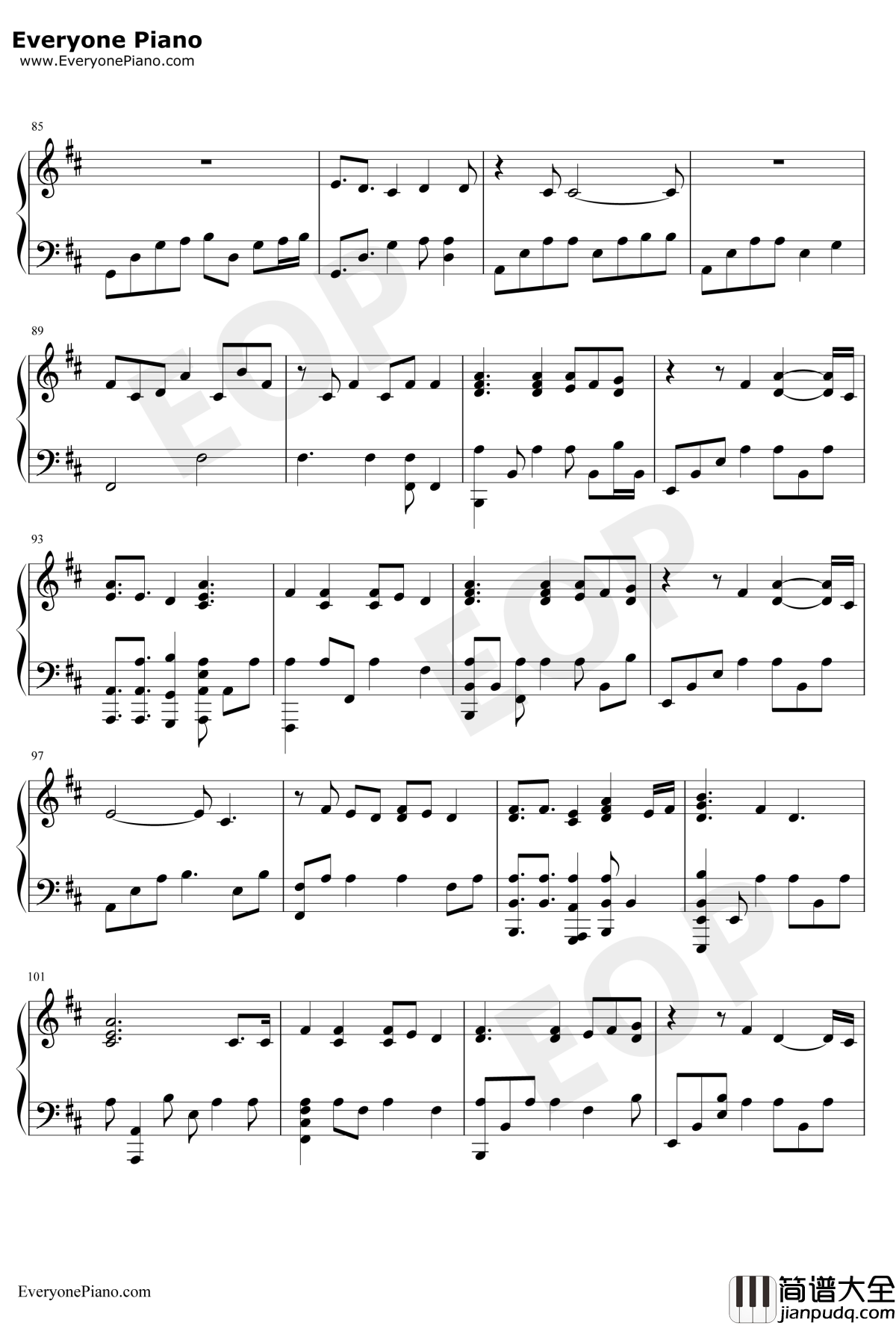 I_Just_Died_In_Your_Arms钢琴谱_Cutting_Crew