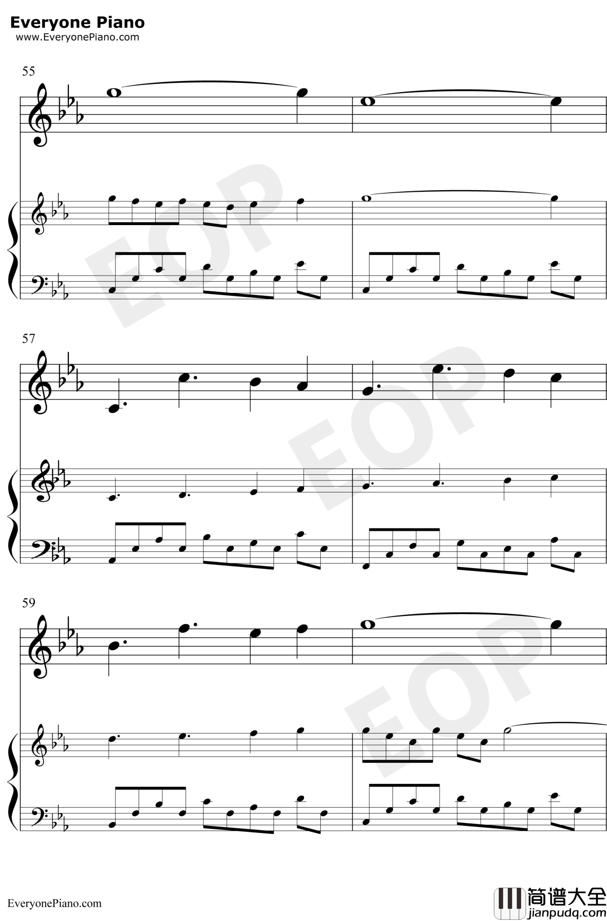 Wind钢琴谱_BrianCrain