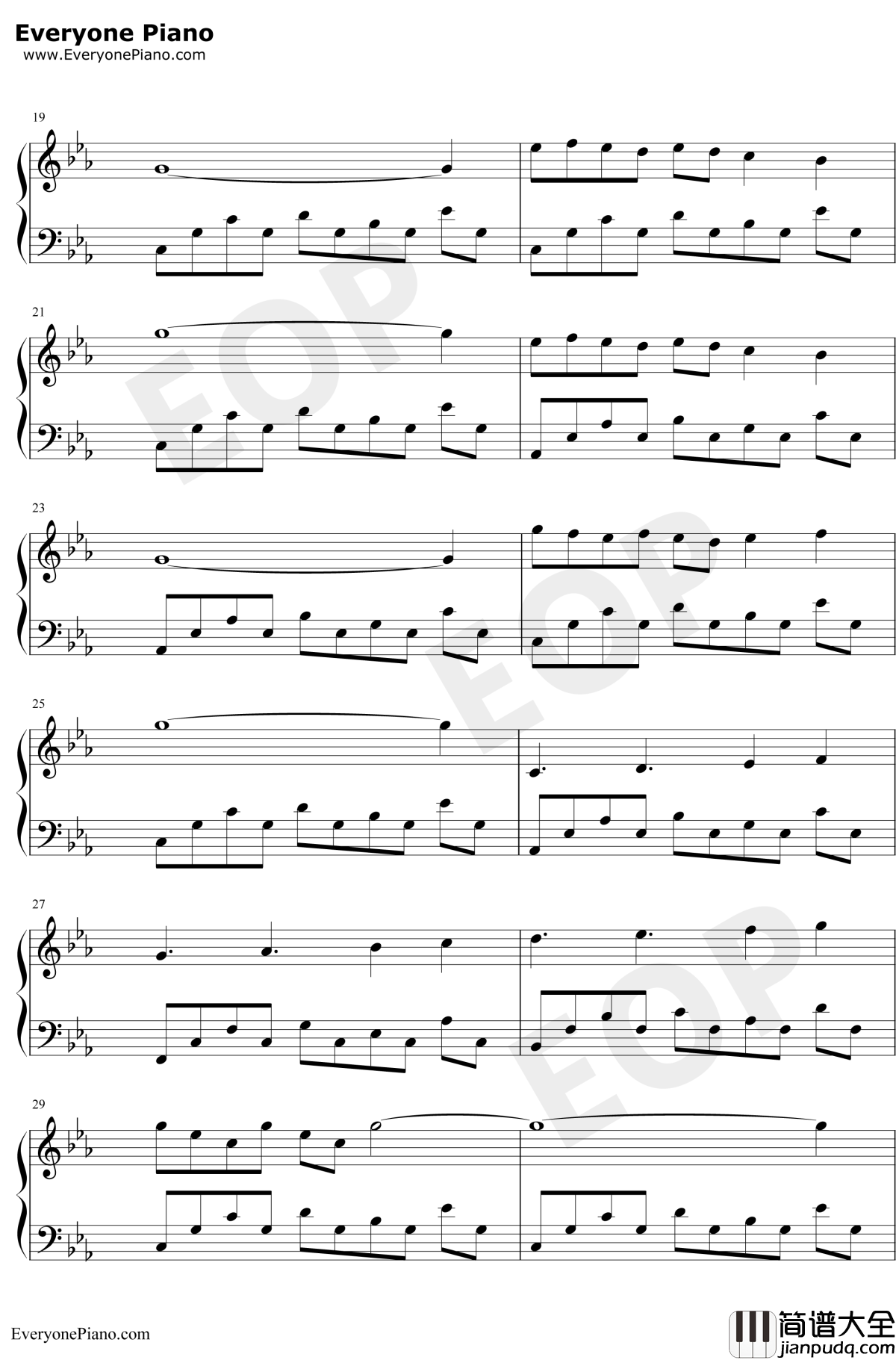 Wind钢琴谱_BrianCrain