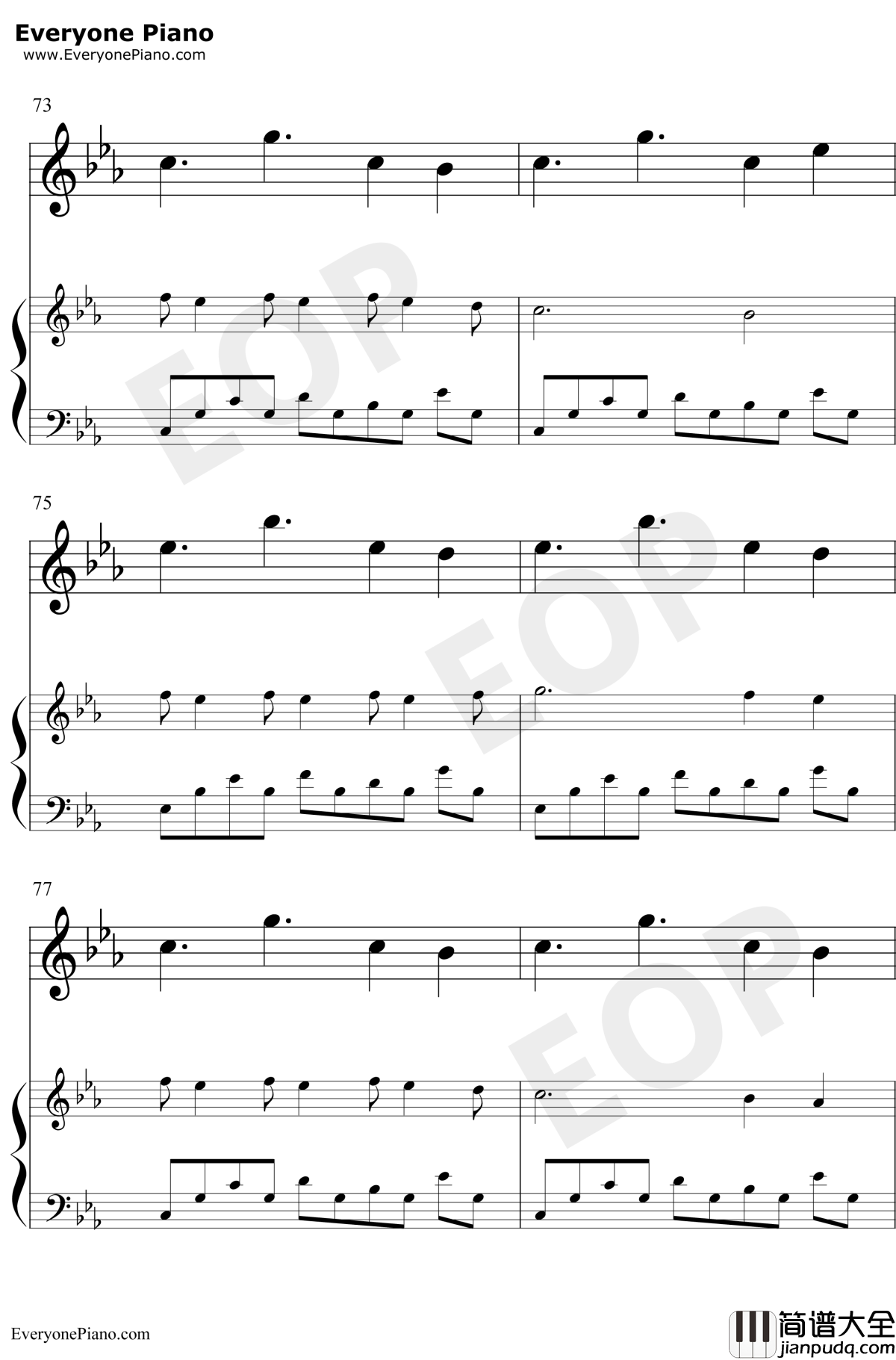 Wind钢琴谱_BrianCrain