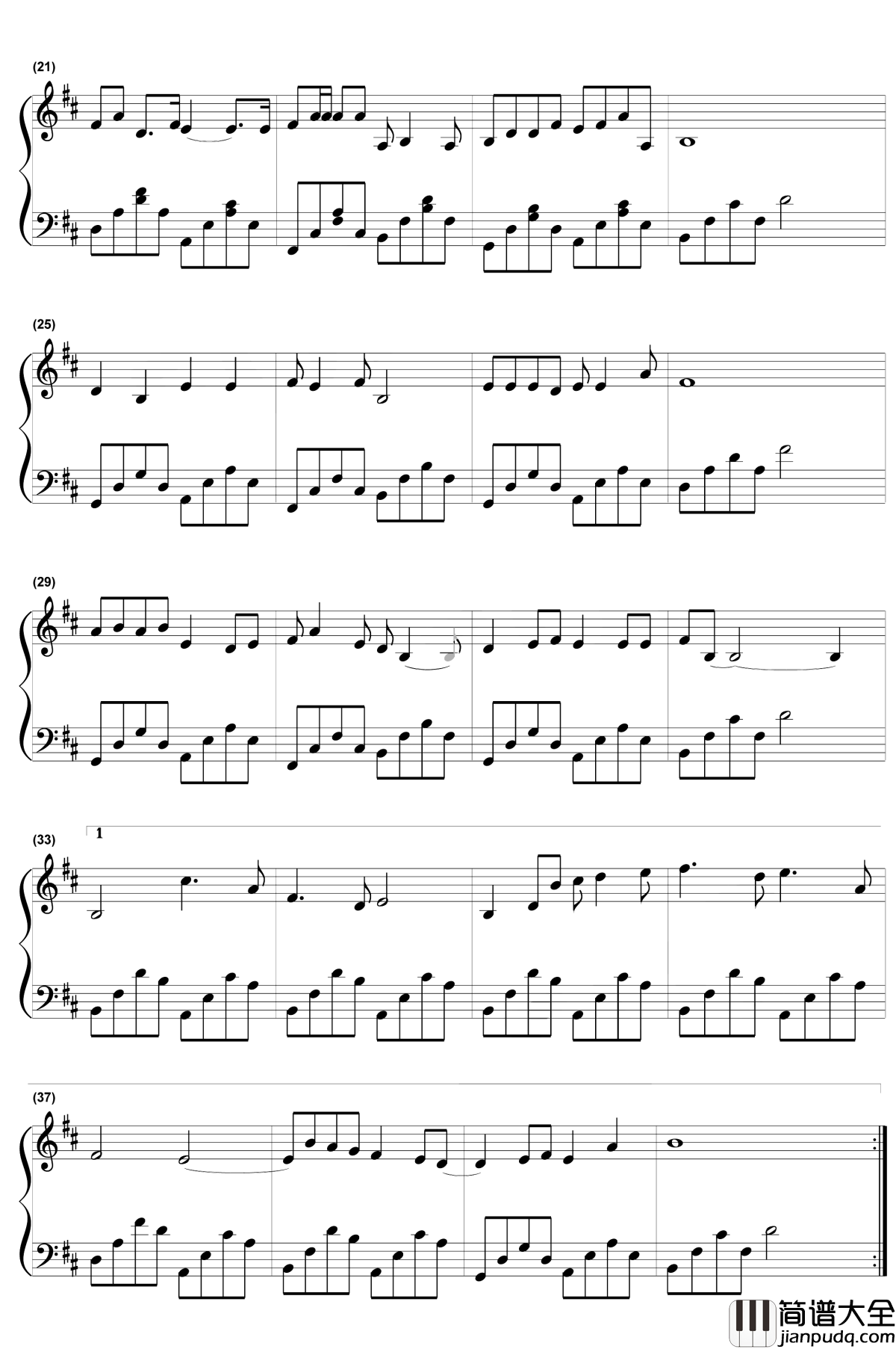 胡广生钢琴谱_任素汐_走走停停等等