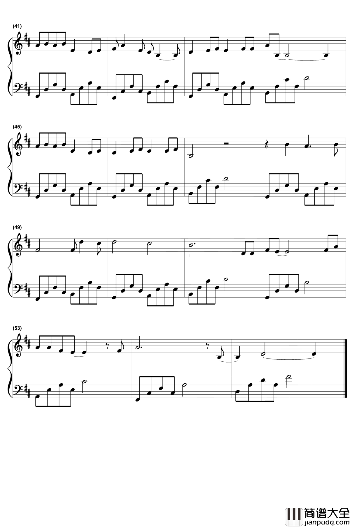 胡广生钢琴谱_任素汐_走走停停等等