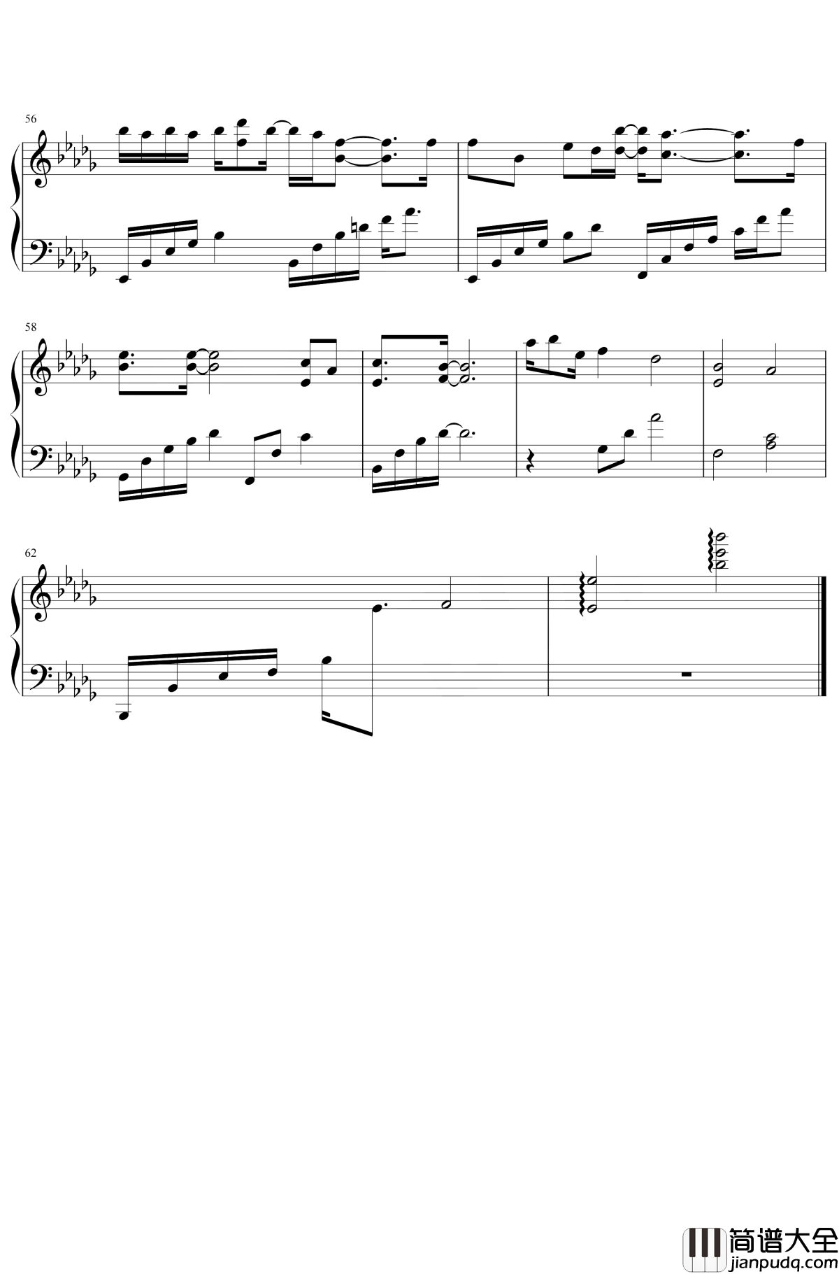 当歌钢琴谱_叶炫清_对酒当歌，人生几何