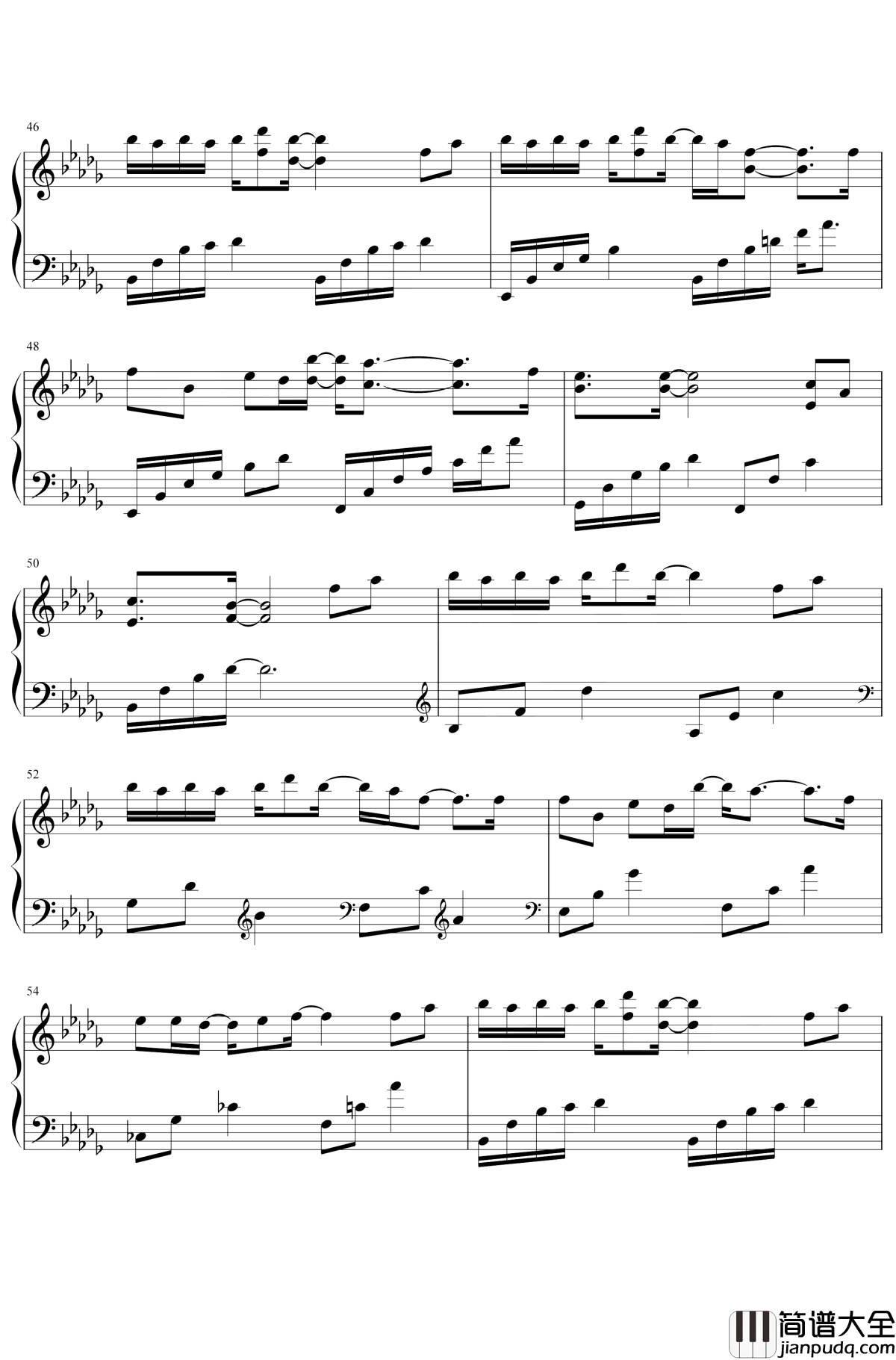 当歌钢琴谱_叶炫清_对酒当歌，人生几何