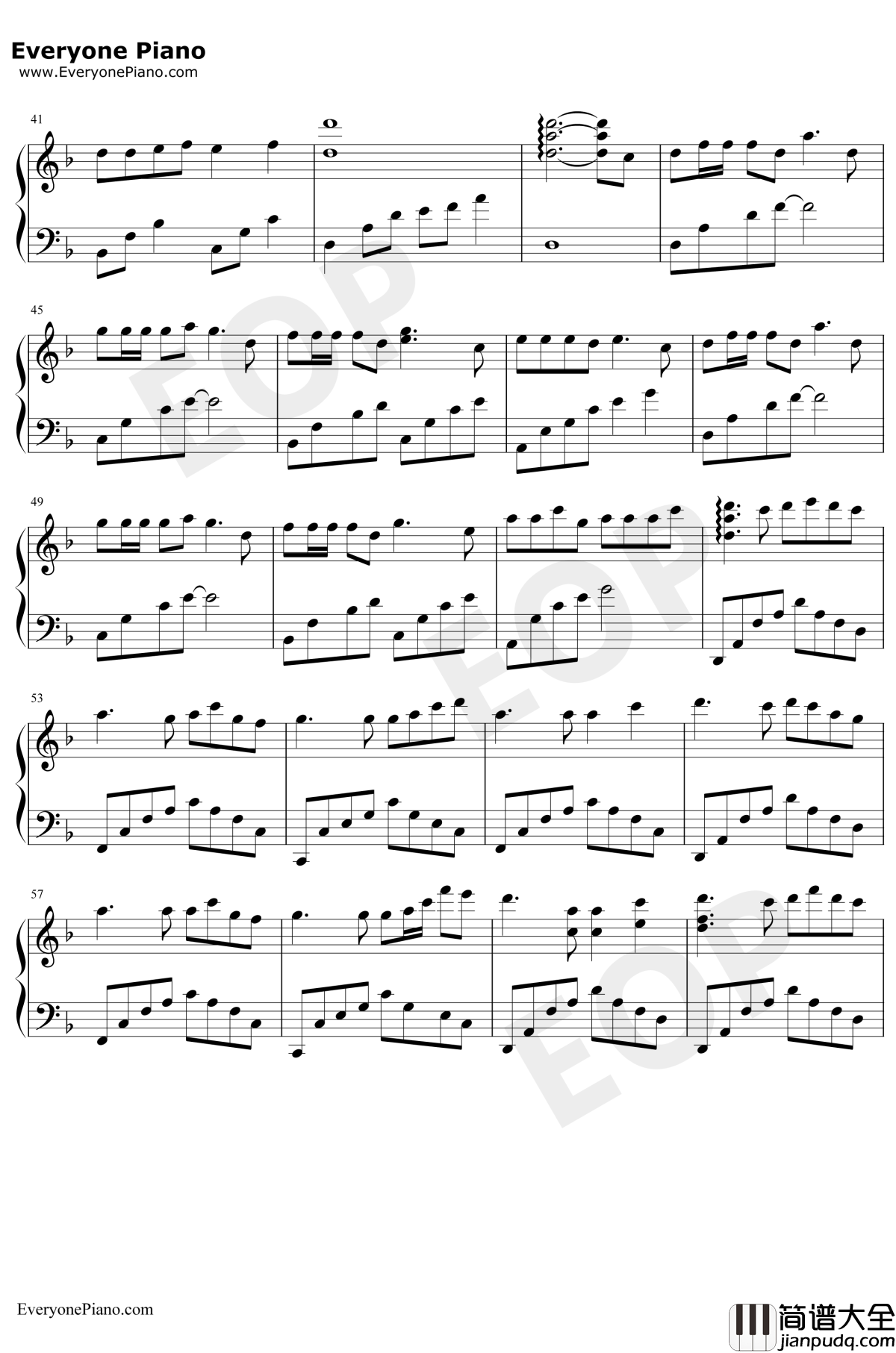 一曲相思钢琴谱_半阳_欲问青天这人生有几何_抖音爆火