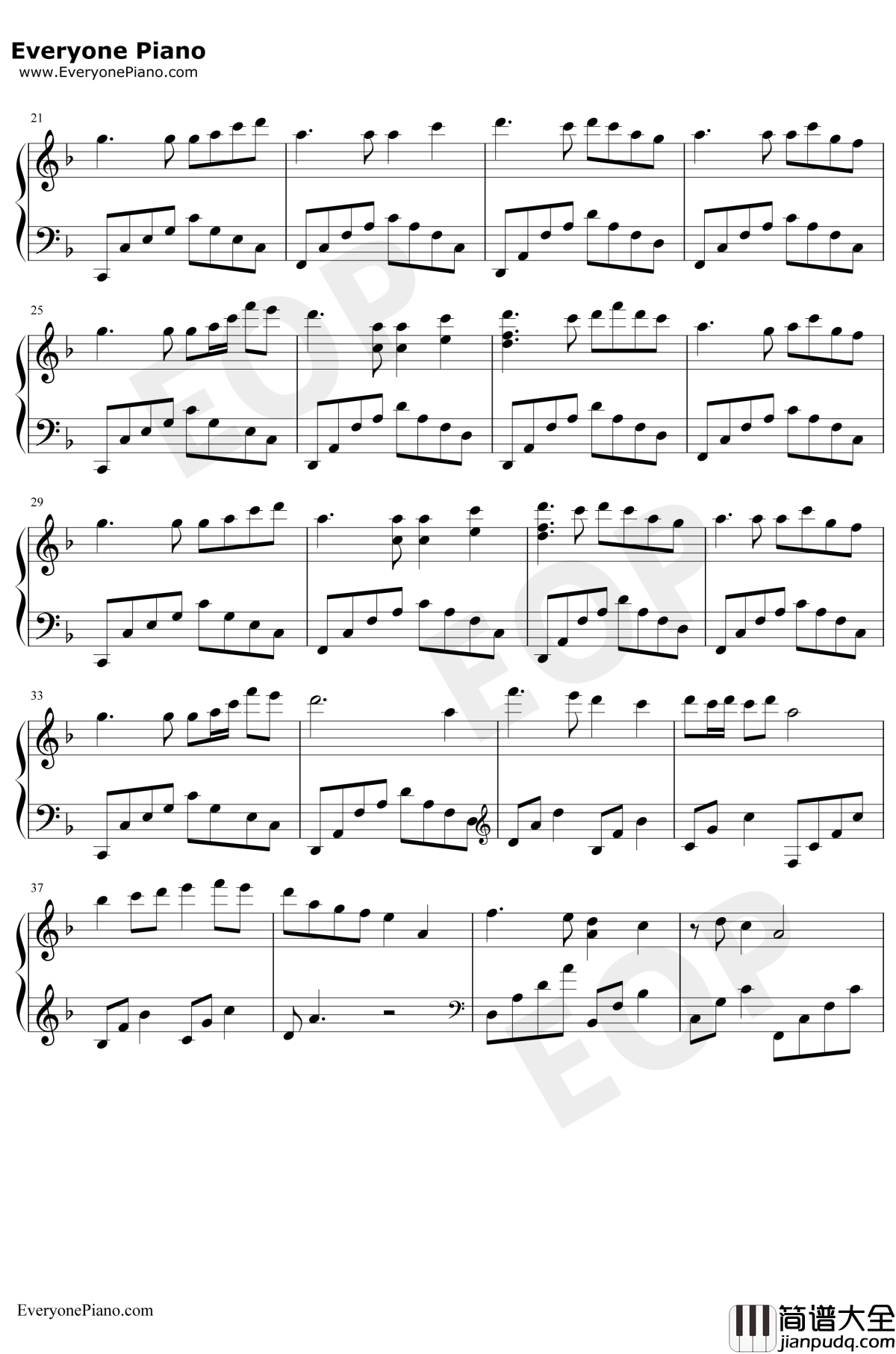 一曲相思钢琴谱_半阳_欲问青天这人生有几何_抖音爆火