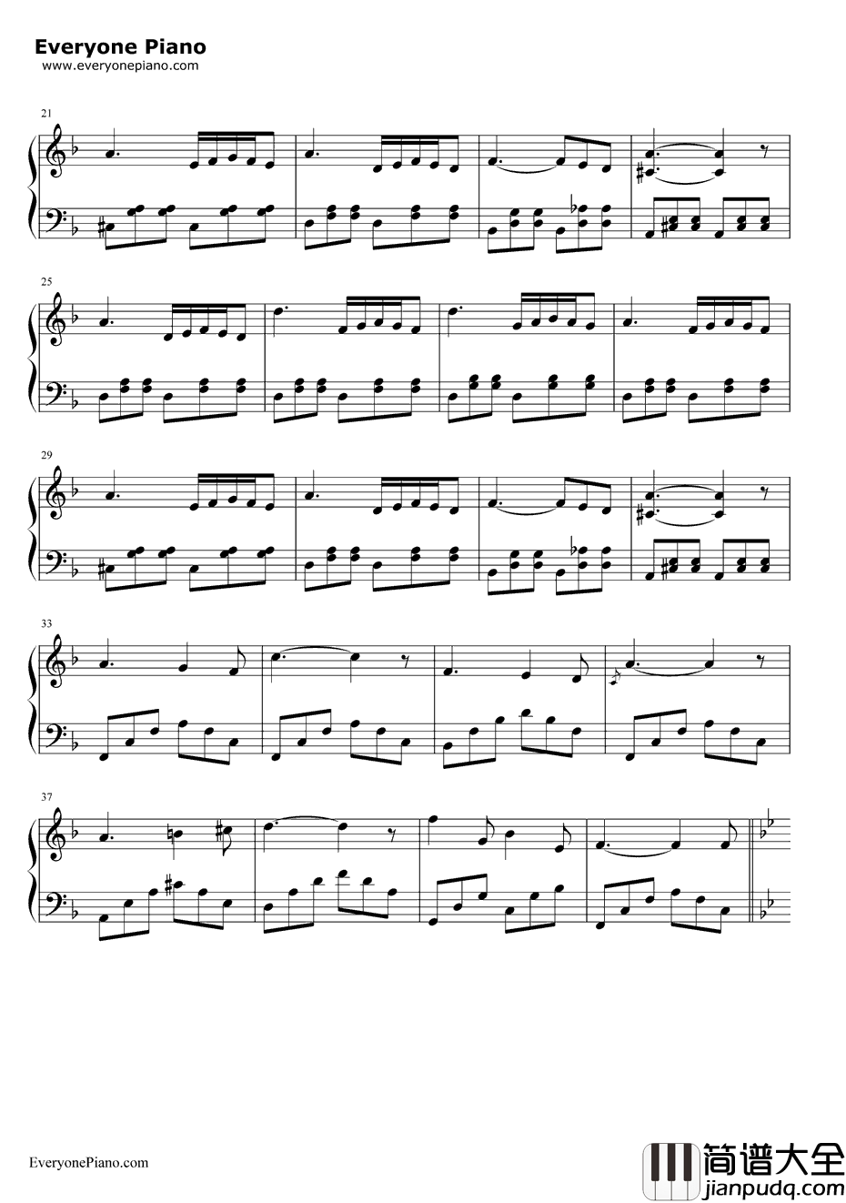 路旁的玫瑰钢琴谱_奥托.菲舍尔