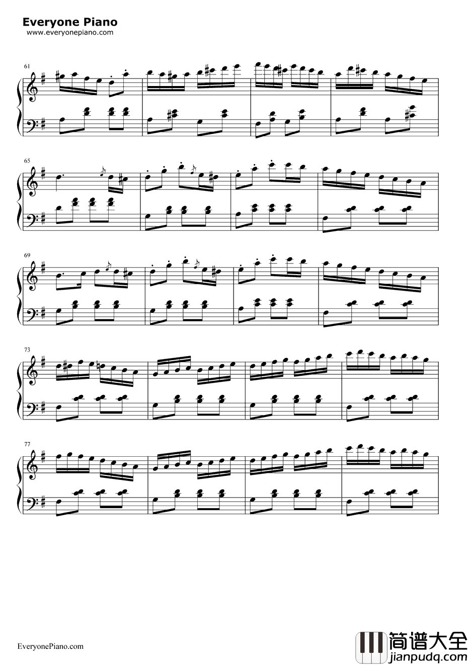 郁金香钢琴谱_利什内