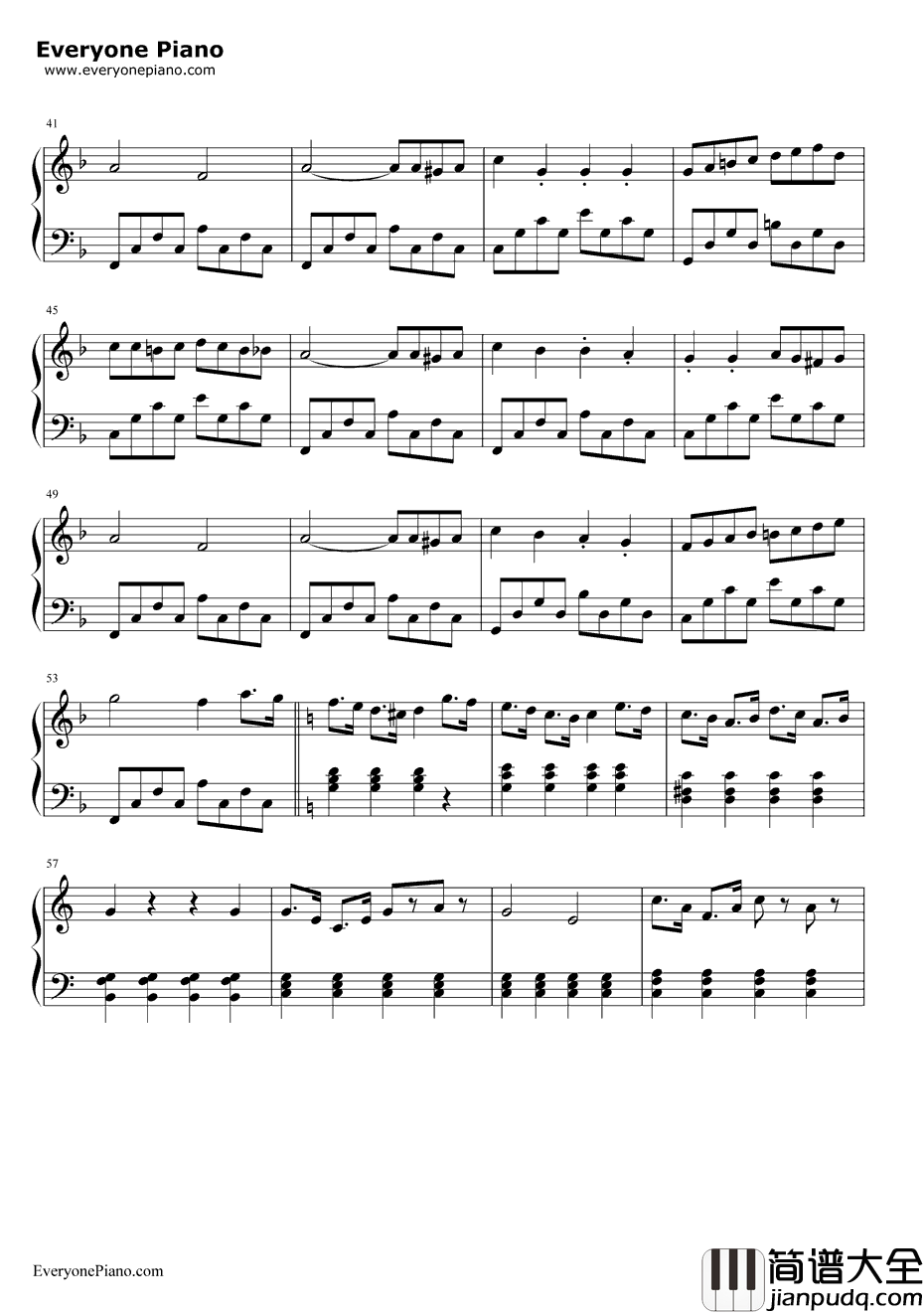 士兵之歌钢琴谱_兰格