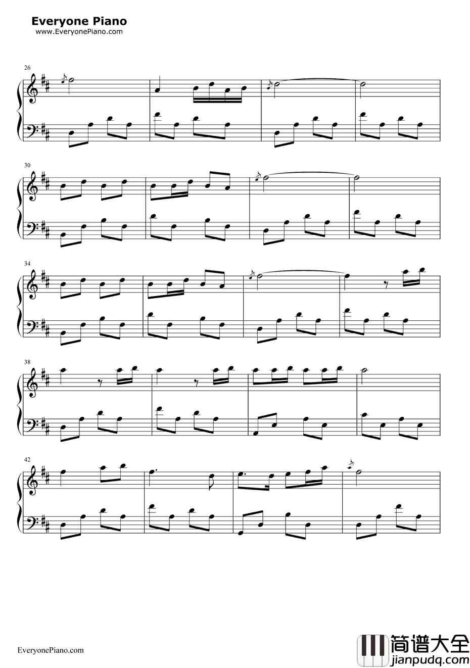 甜蜜蜜钢琴谱_邓丽君