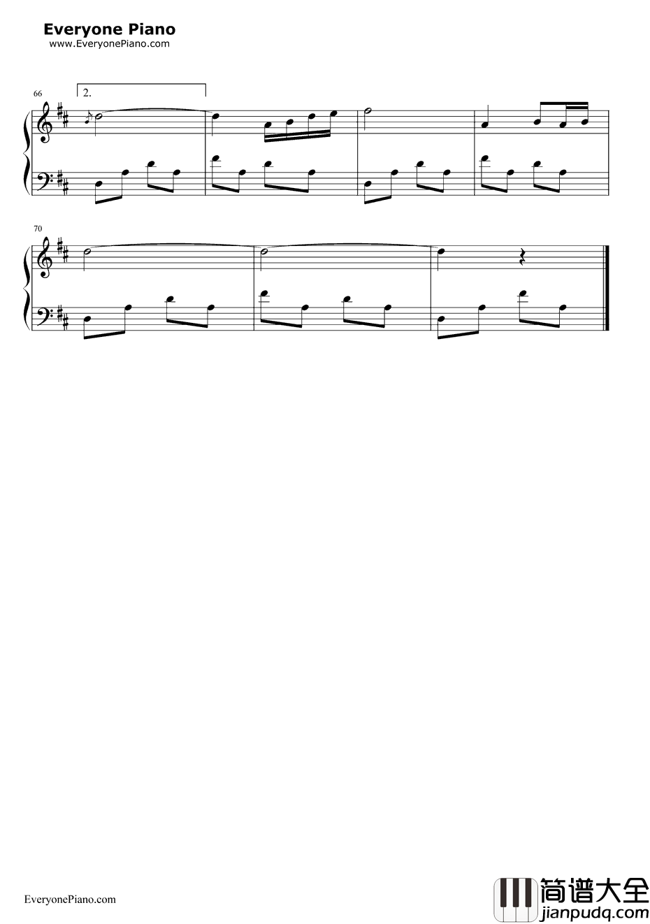 甜蜜蜜钢琴谱_邓丽君