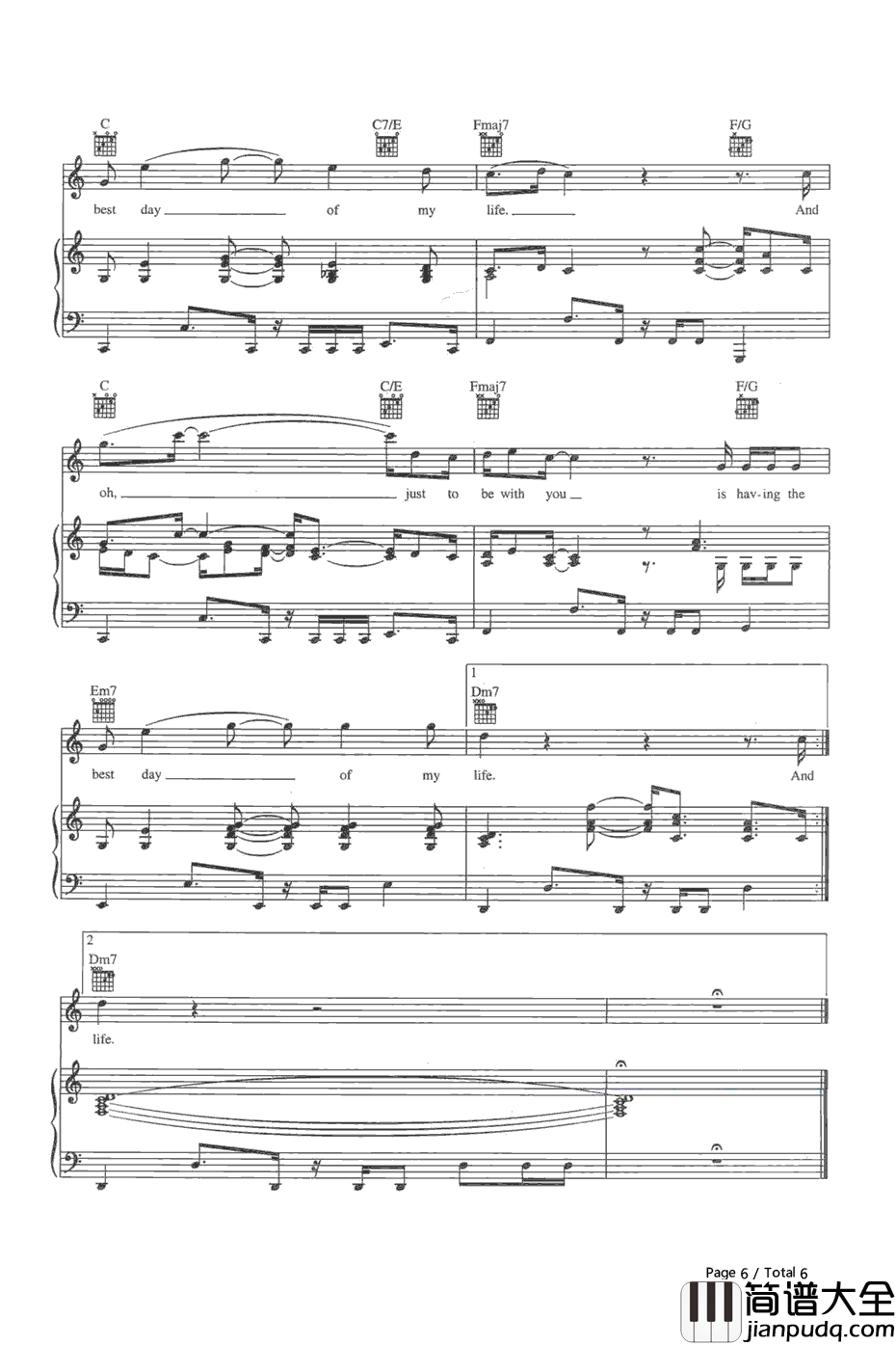 Thank_You钢琴谱_Dido