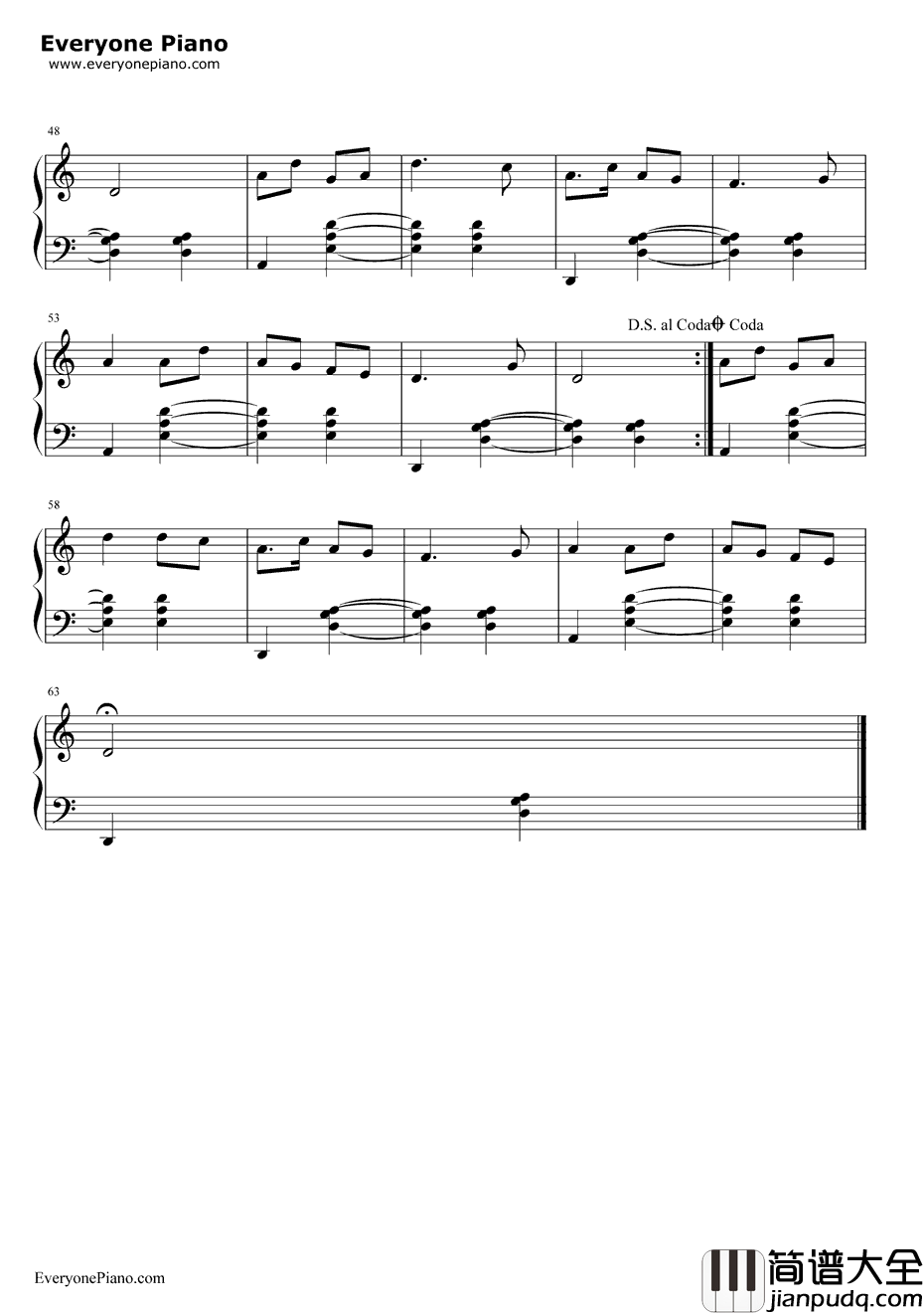 绣金匾钢琴谱_郭兰英_陕甘民歌