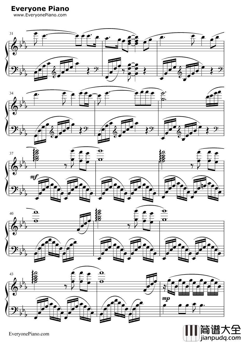 红旗飘飘钢琴谱_孙楠