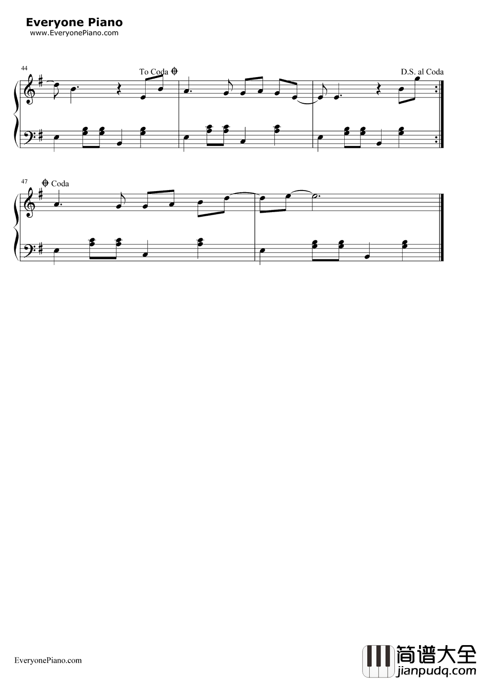 那一夜钢琴谱_谢军