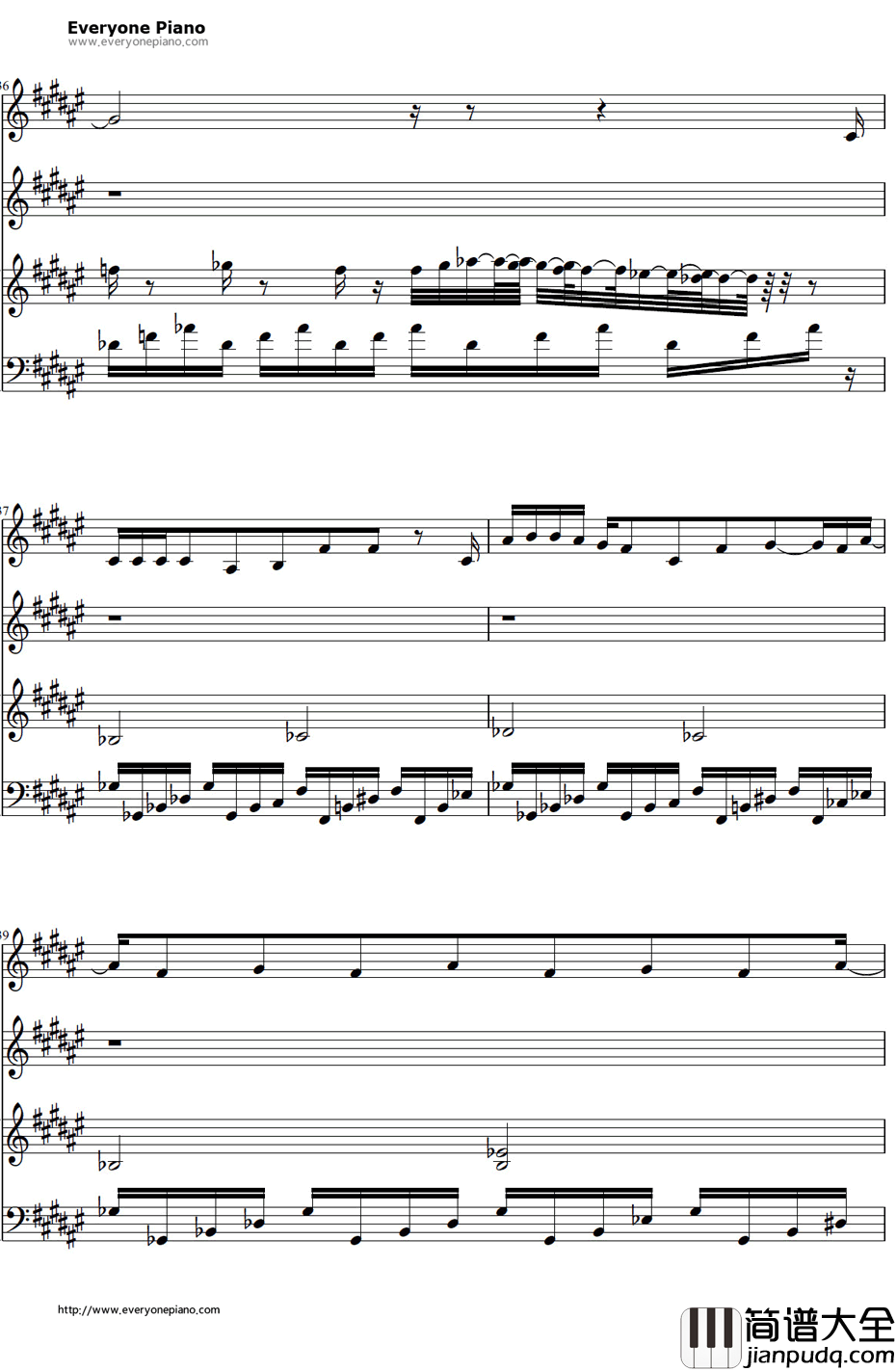 For_the_First_Time_in_Forever钢琴谱_KristenBel_IdinaMenzel