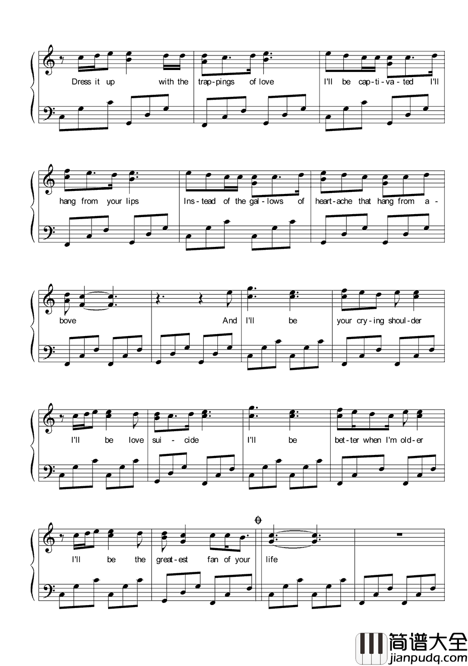 I'll_Be钢琴谱_Edwin_Mc_Cain