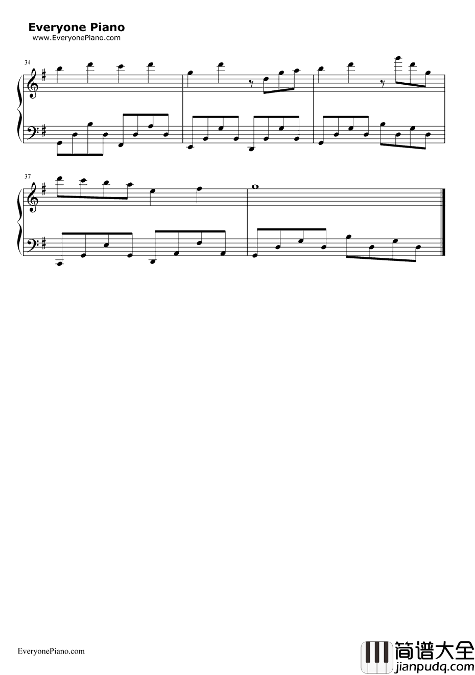 情歌钢琴谱_梁静茹_败犬女王插曲