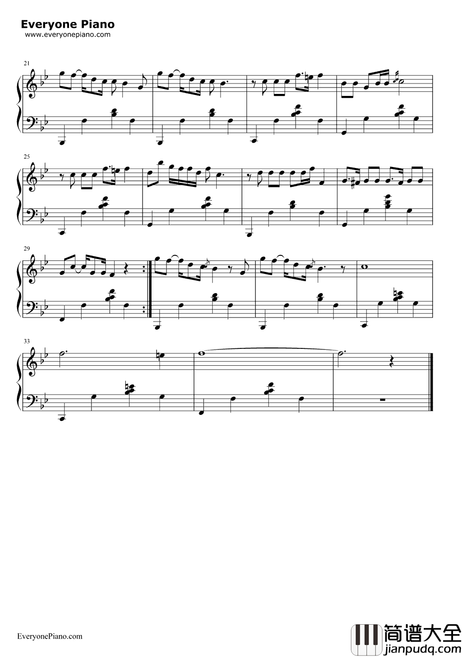 篱笆墙的影子钢琴谱_毛阿敏_篱笆•女人和狗主题曲