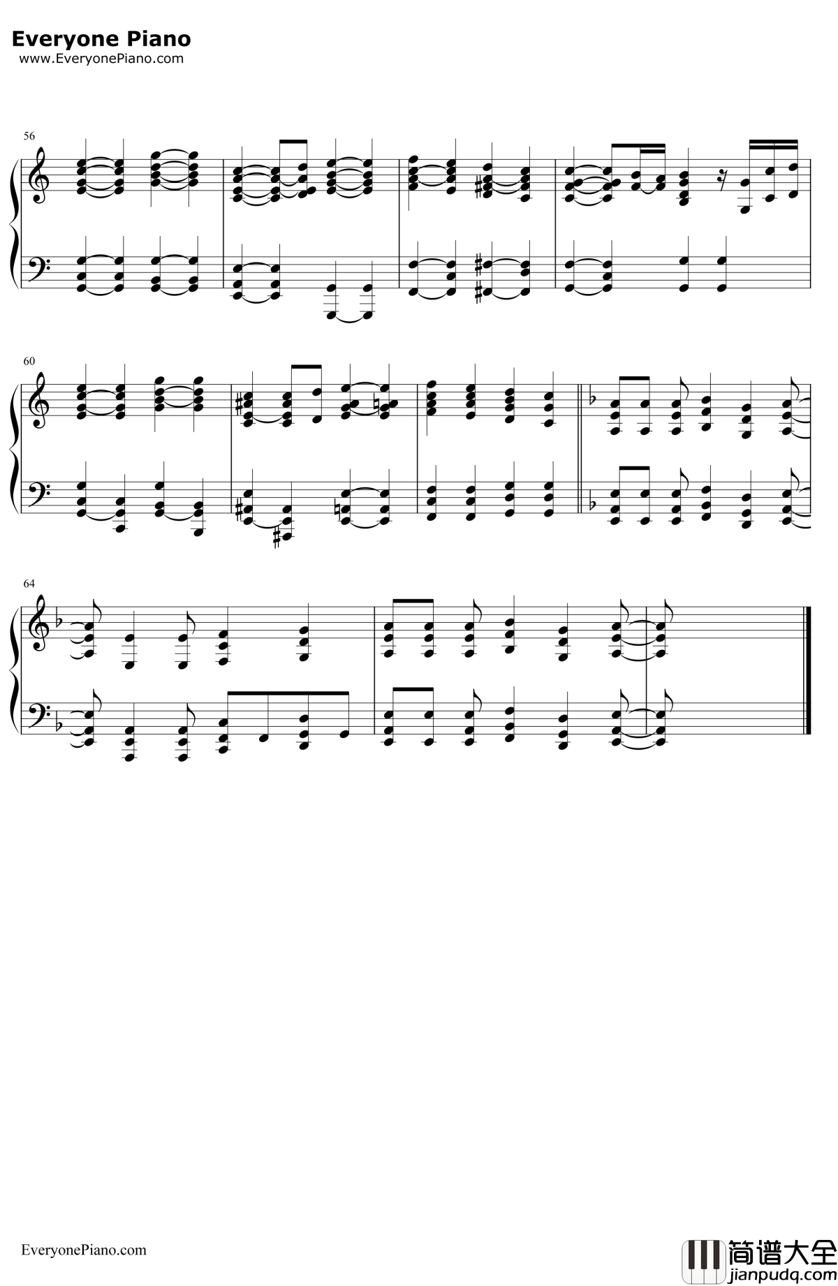 自由之翼钢琴谱_LinkedHorizonRevo__进击的巨人_OP2