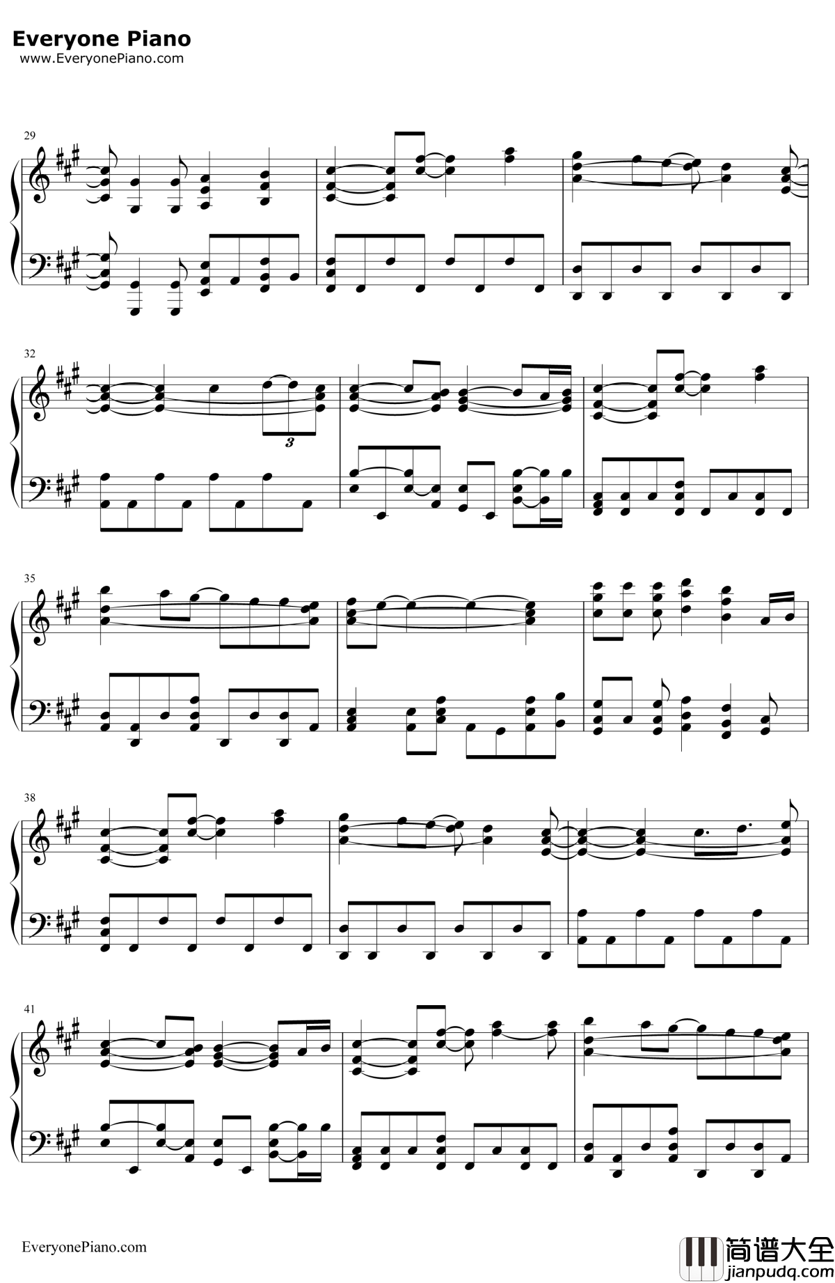 自由之翼钢琴谱_LinkedHorizonRevo__进击的巨人_OP2