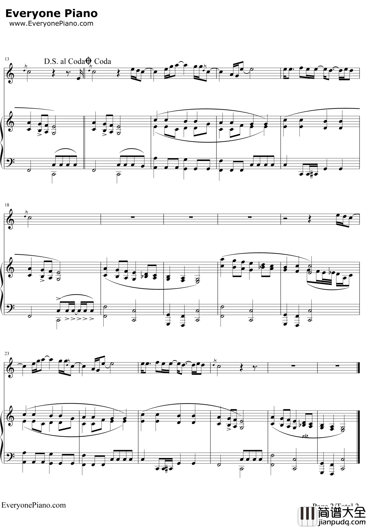 Let_It_Be钢琴谱_The_Beatles