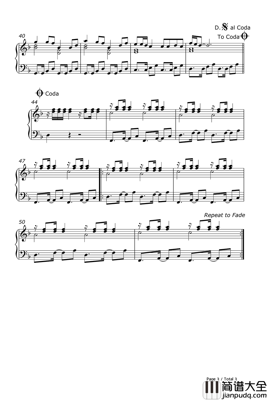 Lambada钢琴谱_Kaoma