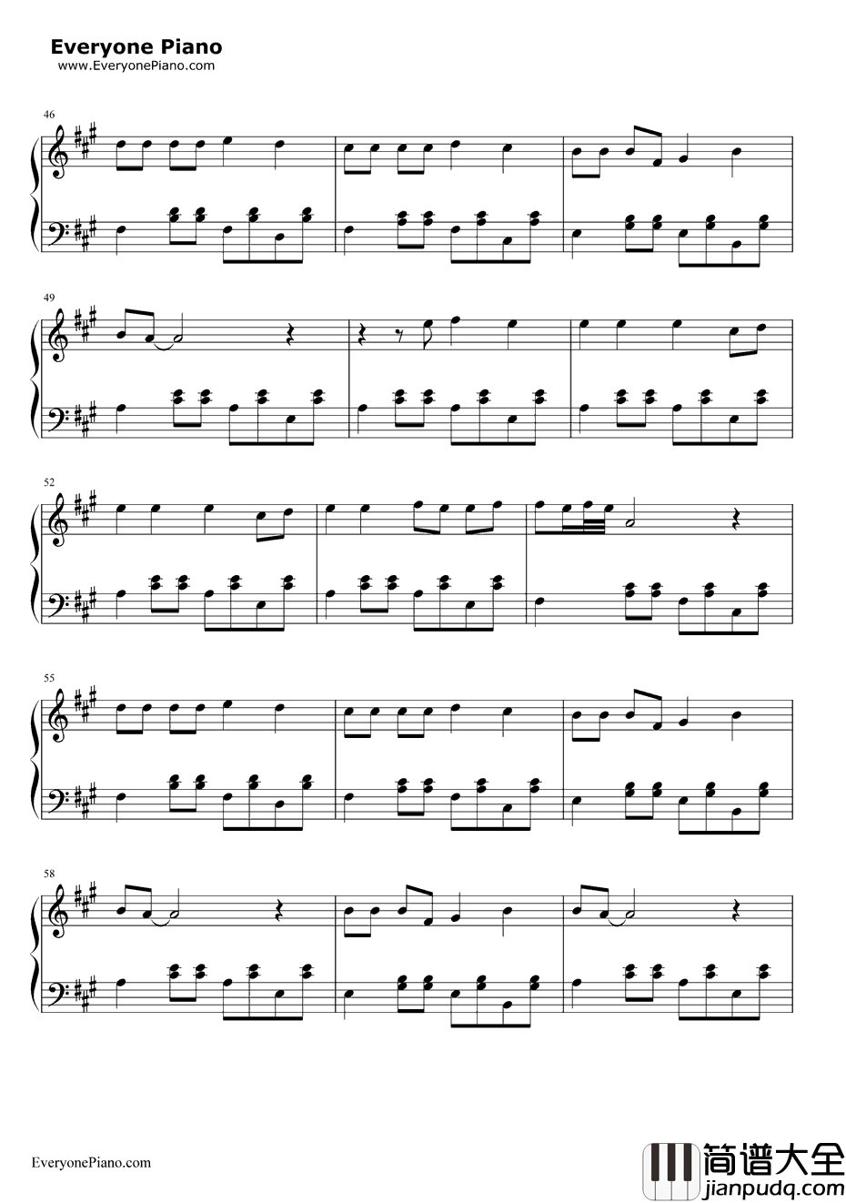 今天你要嫁给我钢琴谱_陶喆