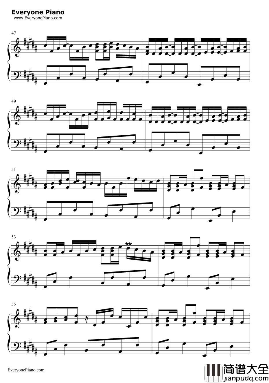 琴之翼钢琴谱_V.K克_Deemo背景音乐