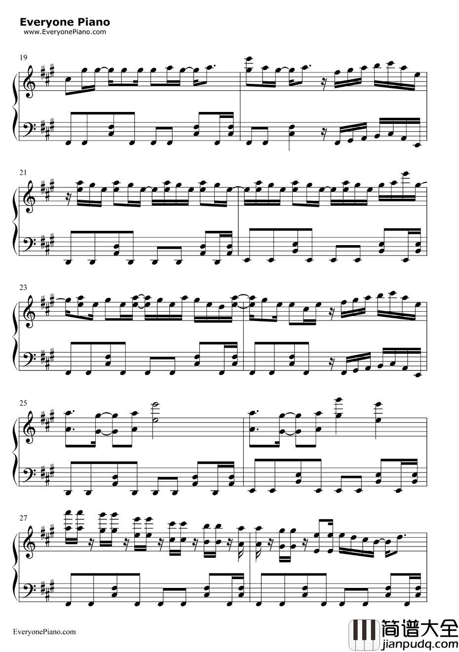 琴之翼钢琴谱_V.K克_Deemo背景音乐