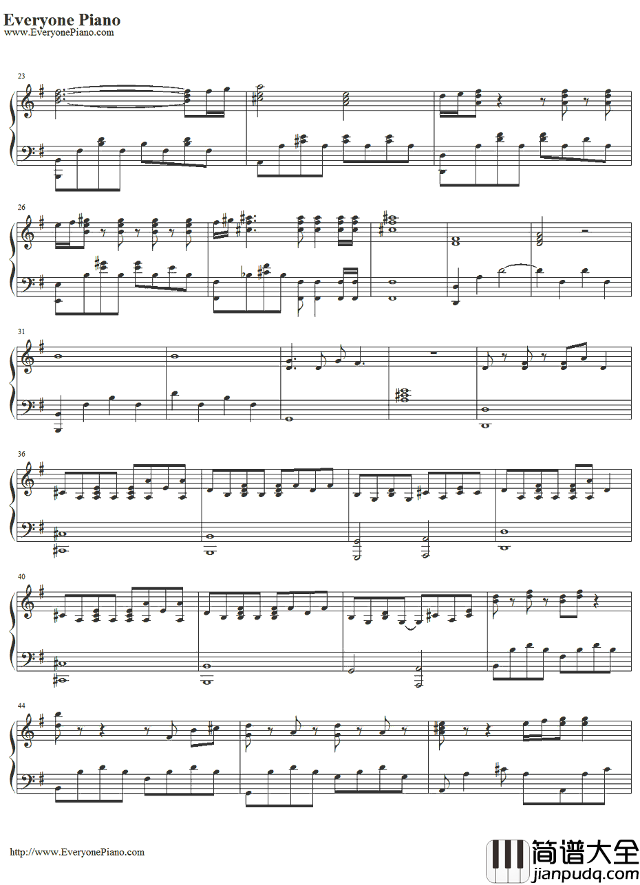 Concerning_Hobbits钢琴谱_HowardShore_指环王OST