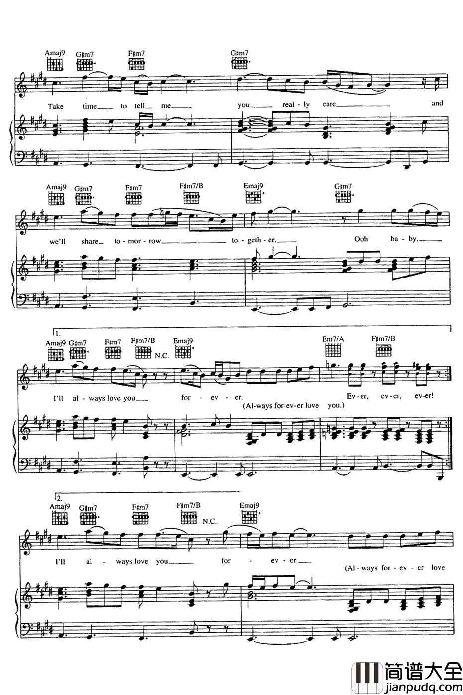 Always_and_Forever钢琴谱_LutherVandross