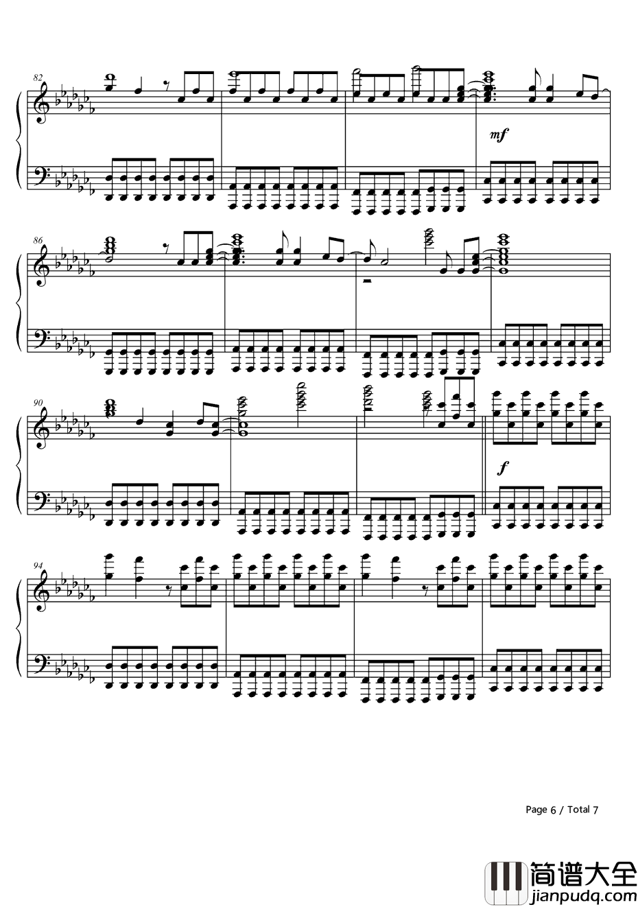 Shadow_of_the_Day钢琴谱_LinkinPark