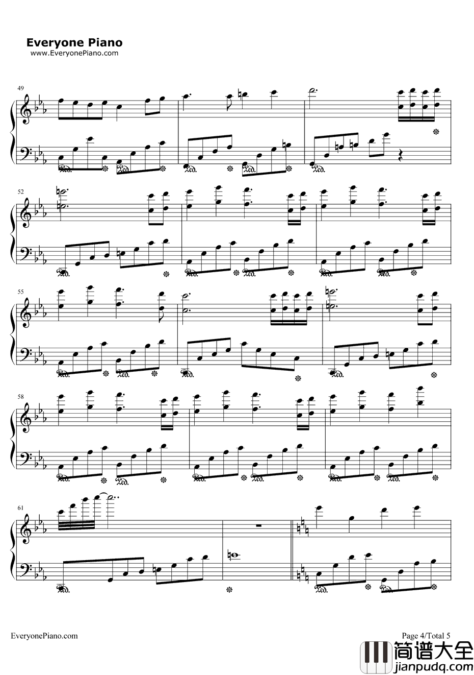 两个世界钢琴谱_张克帆