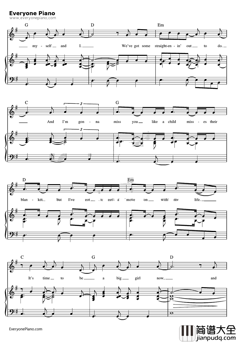 Big_Girls_Don't_Cry钢琴谱_Fergie