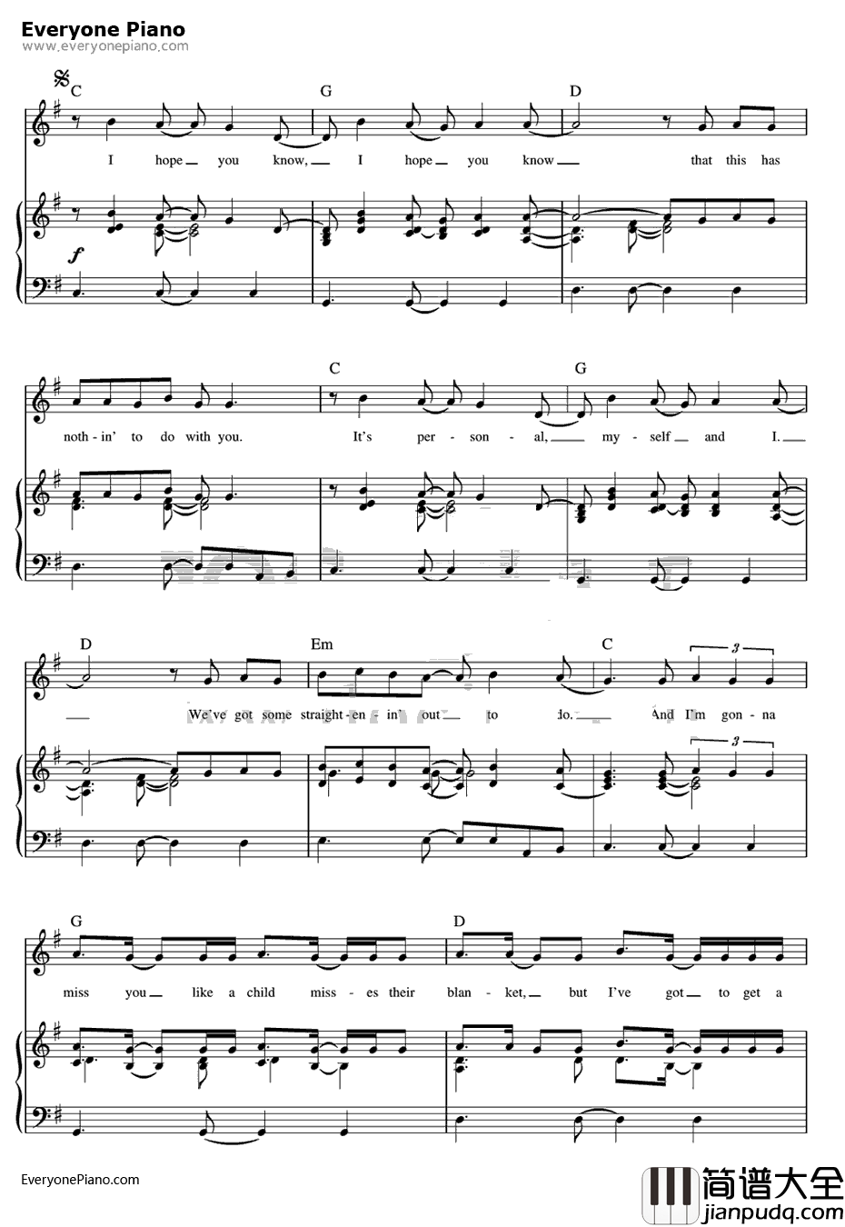 Big_Girls_Don't_Cry钢琴谱_Fergie