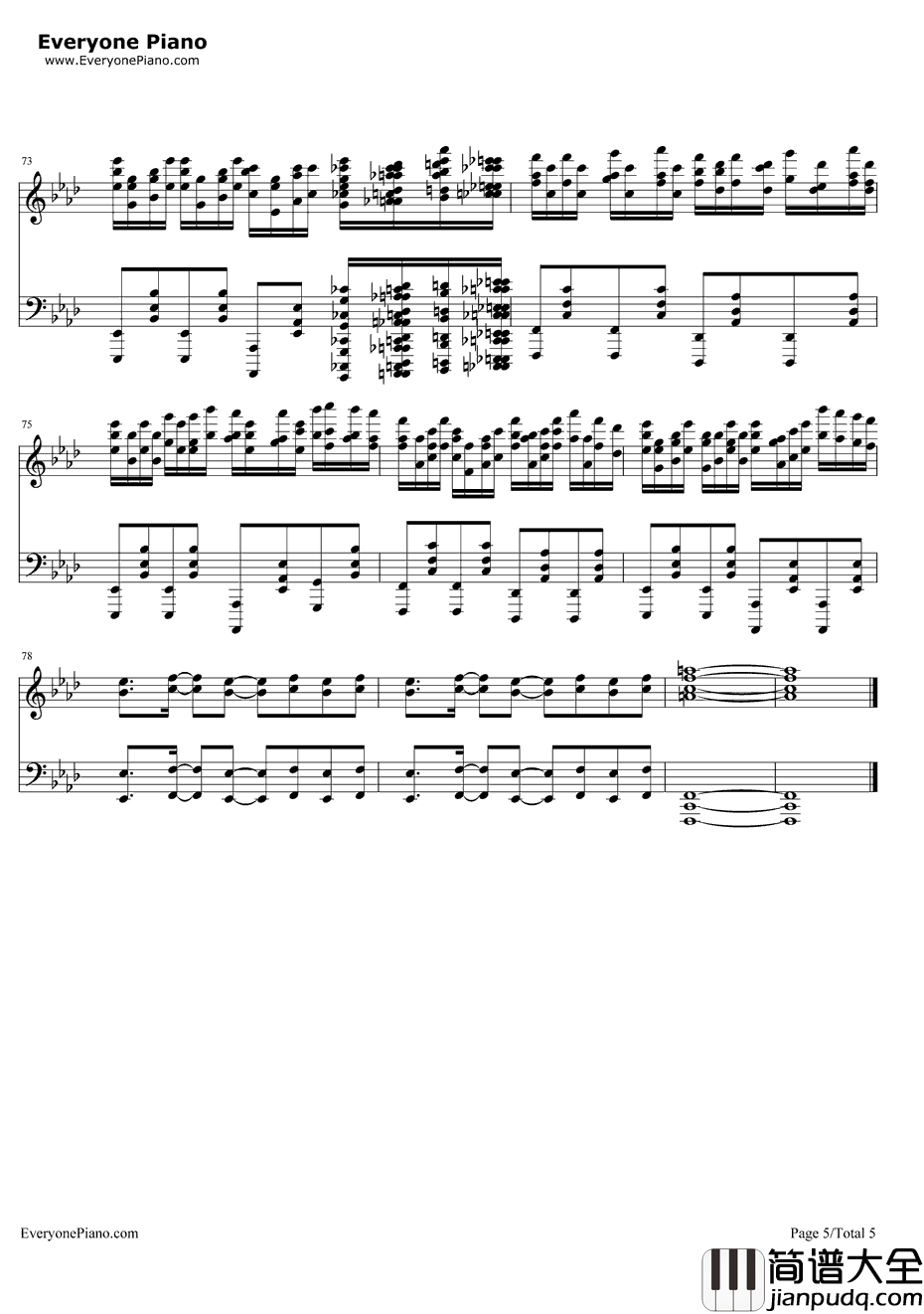 Red_Zone钢琴谱_Tatsh&Naoki_红色地带_beatmaniaIIDX插曲