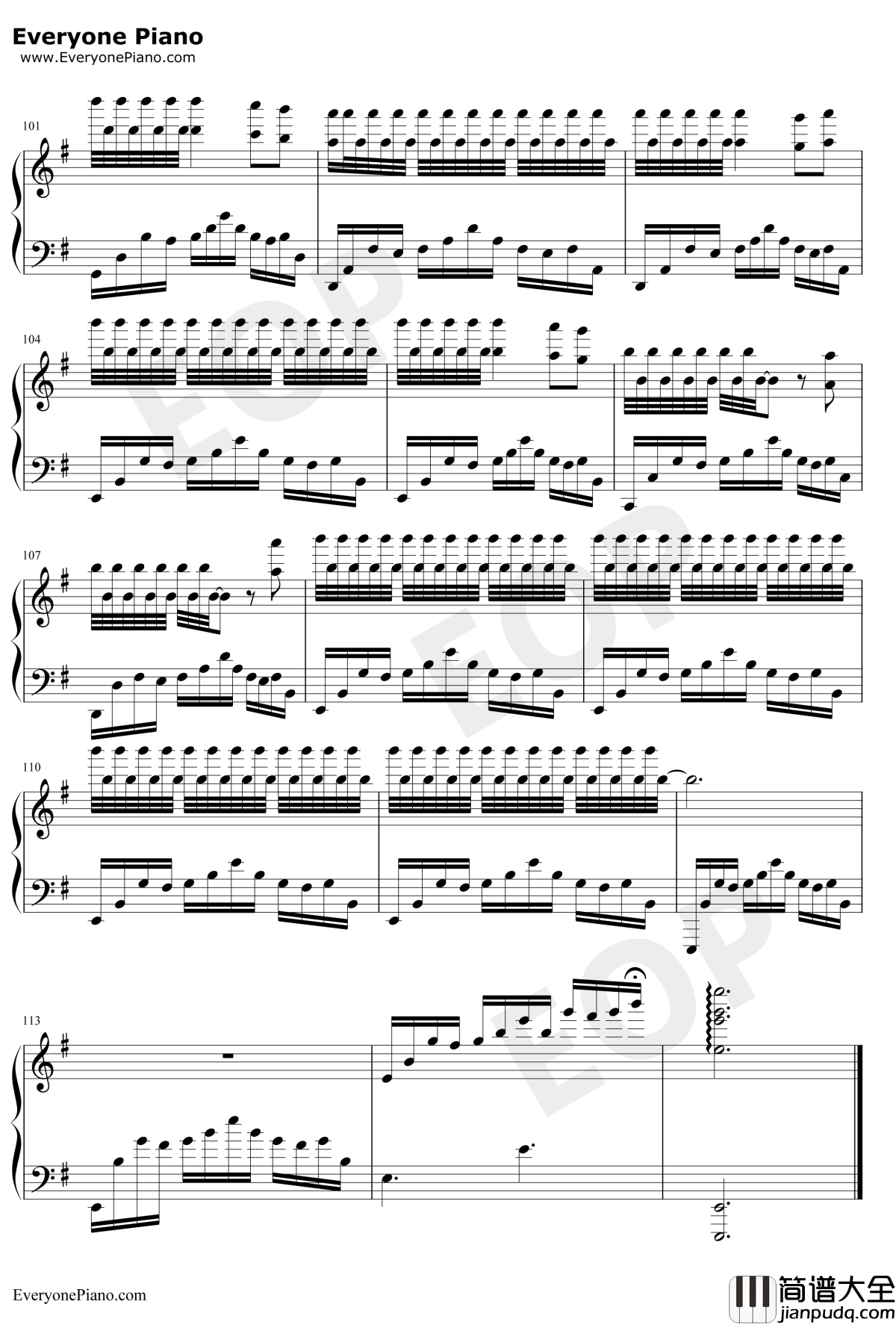 月光边境钢琴谱_林海