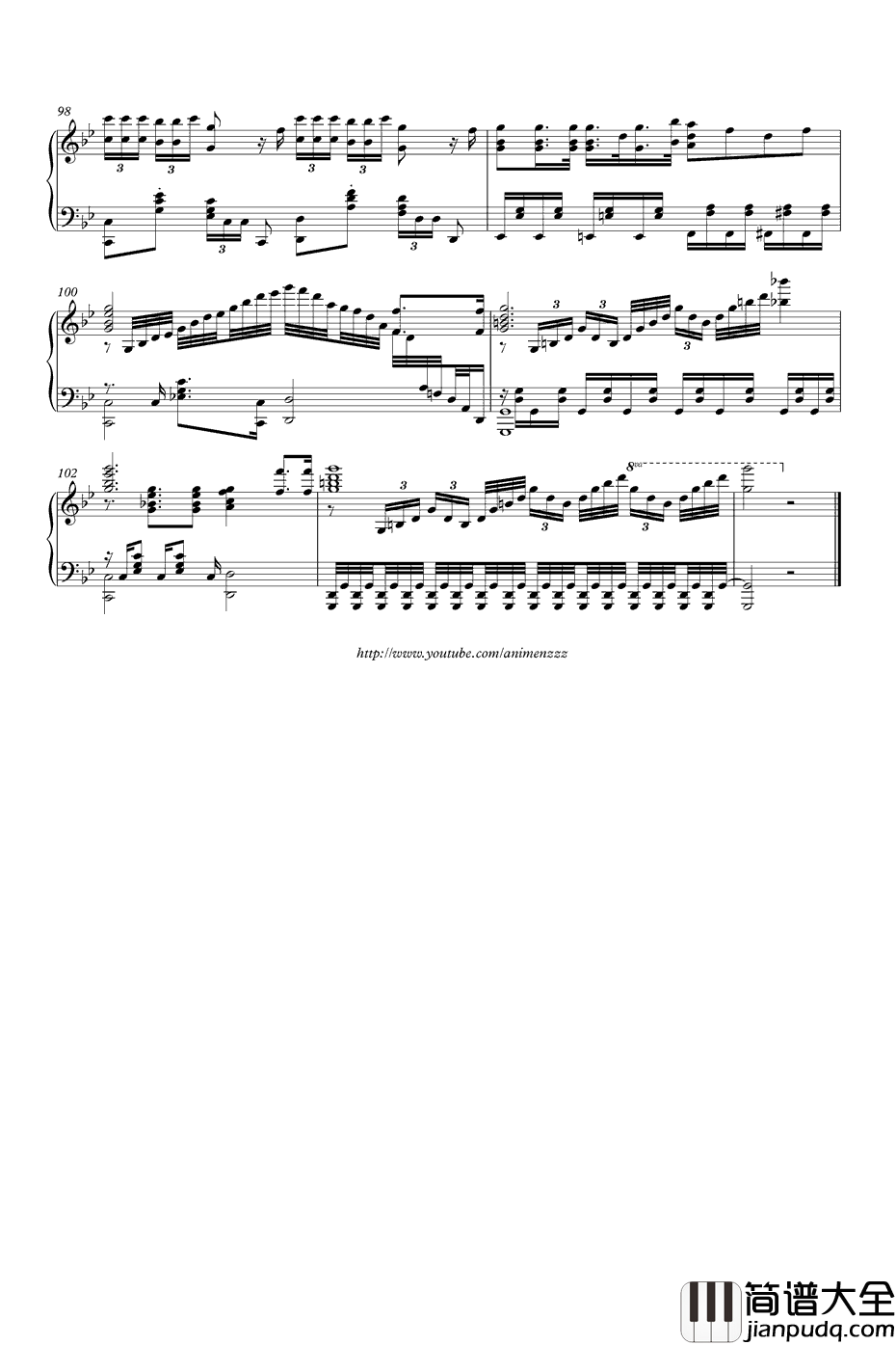 吹雪钢琴谱_西泽幸奏_舰队收藏ED