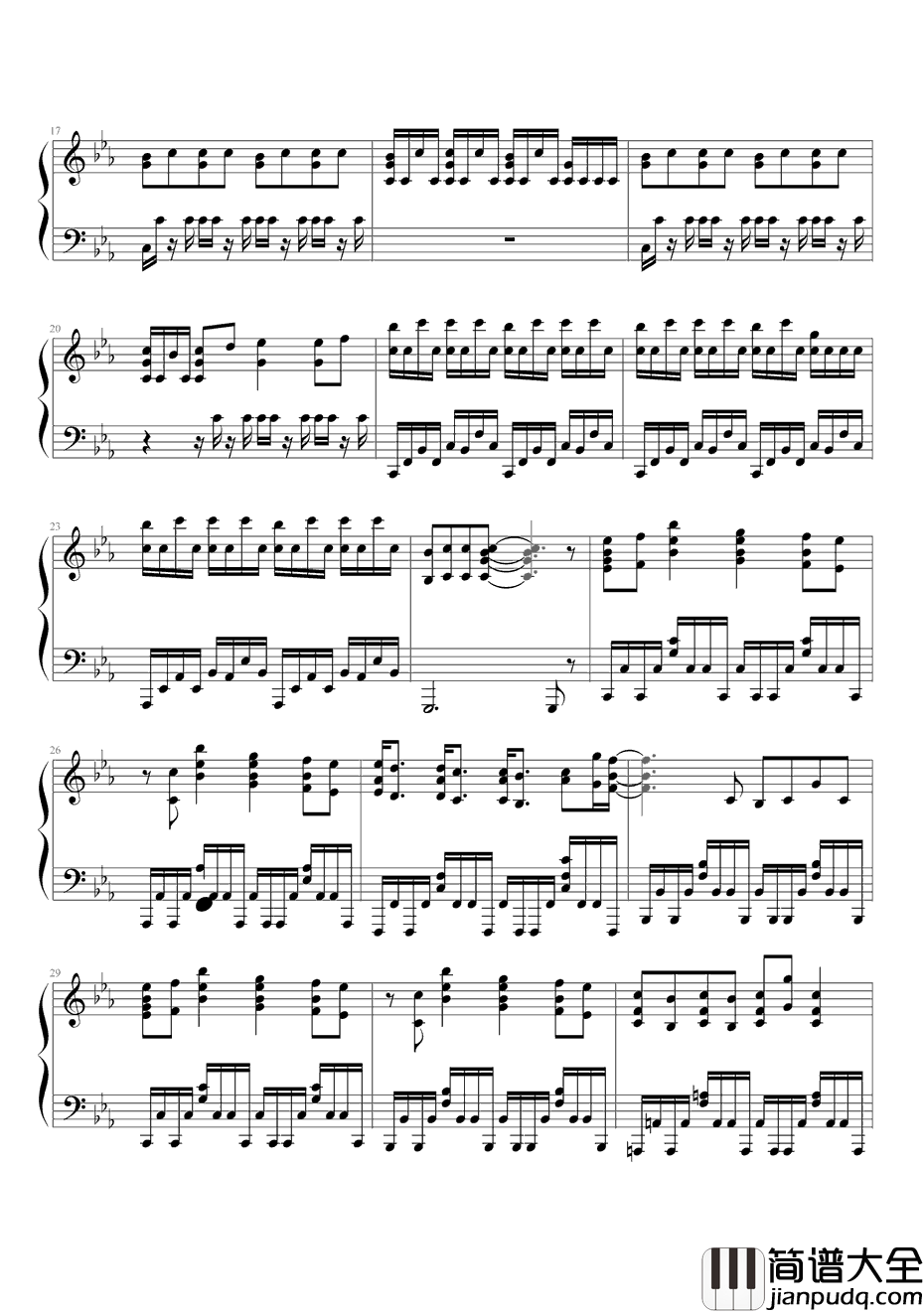 Blumenkranz钢琴谱_Cyua_斩服少女插曲