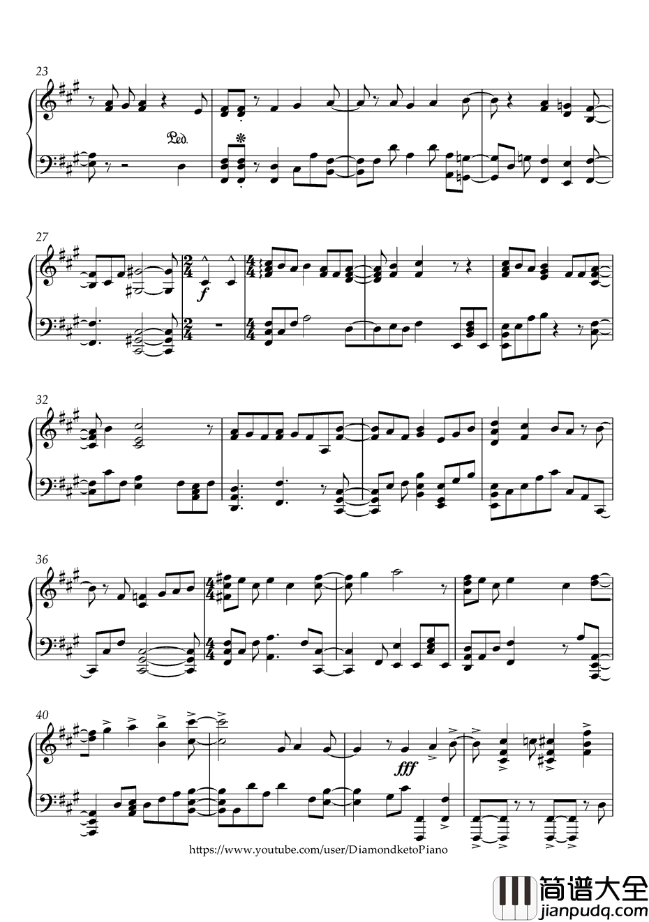 禁断のレジスタンス钢琴谱_水树奈奈_禁断的逆战_天使与龙的轮舞OP