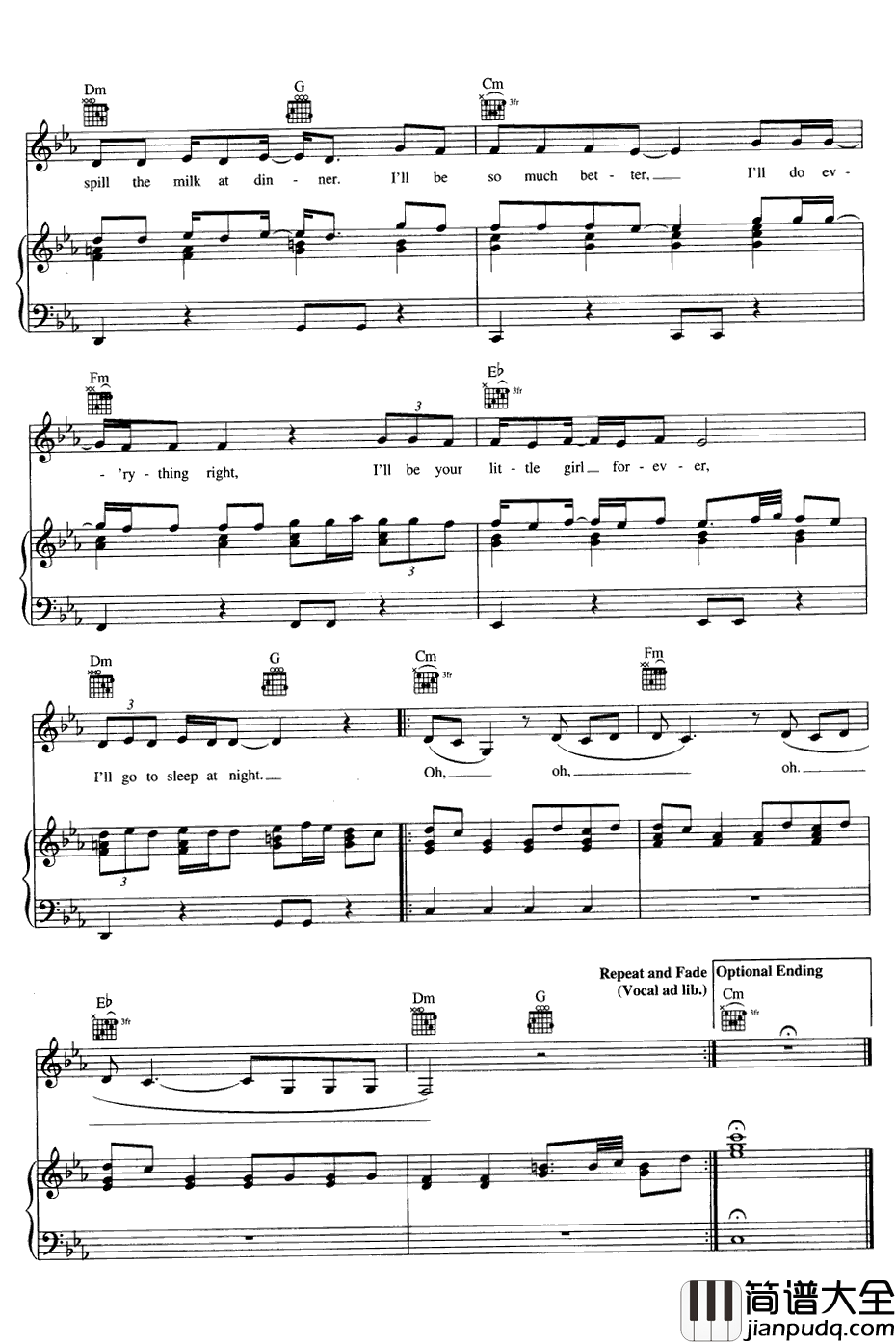 Family_Portrait钢琴谱_Pink