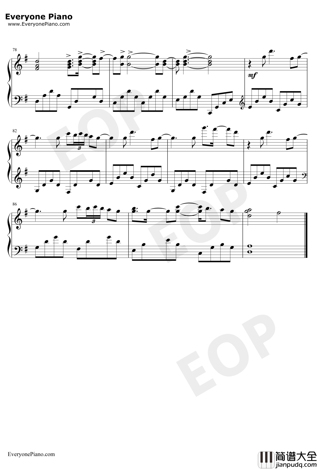 A_Little_Story钢琴谱_Valentin