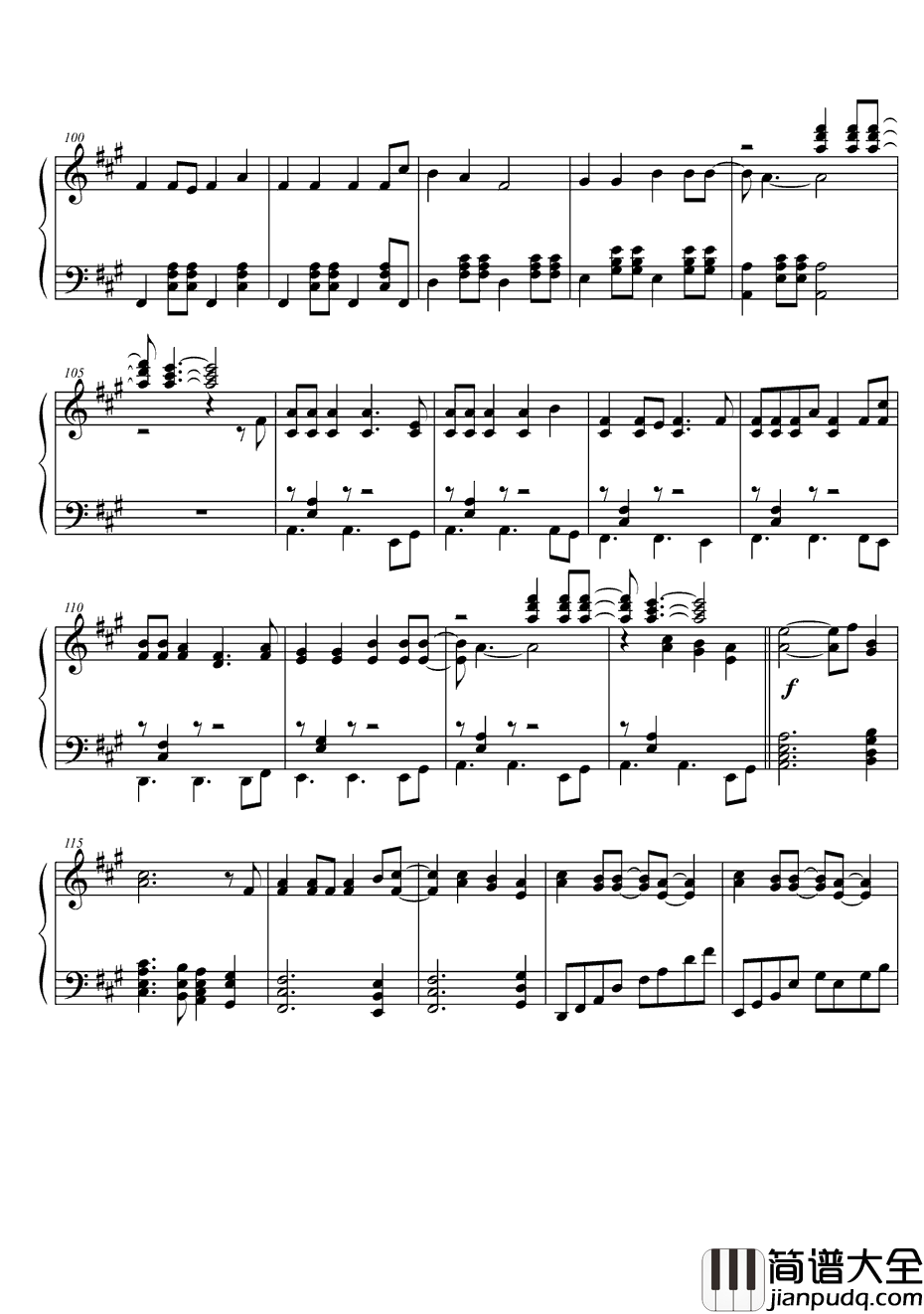 Beautiful_Girls钢琴谱_SeanKingston