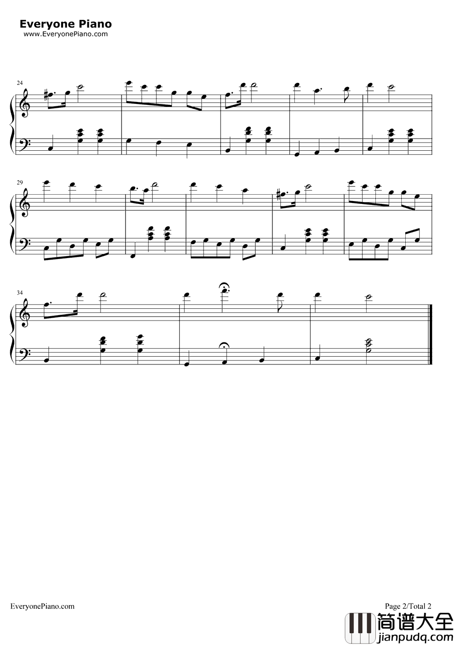 桑塔露琪亚钢琴谱_特奥多罗·科特劳TeodoroCottrau_SantaLucia