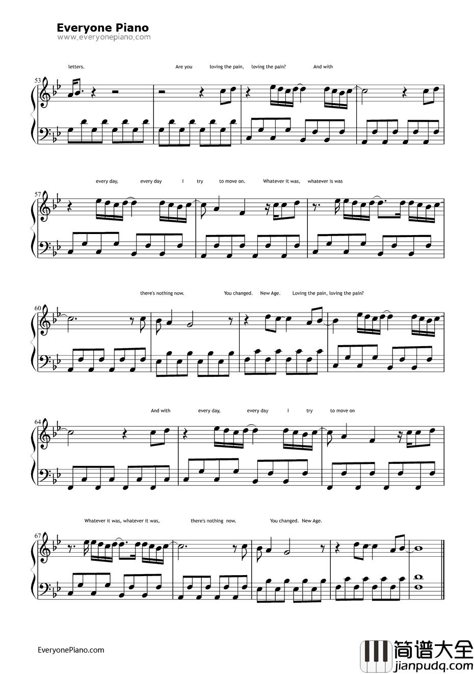 NewAge钢琴谱_MarlonRoudette