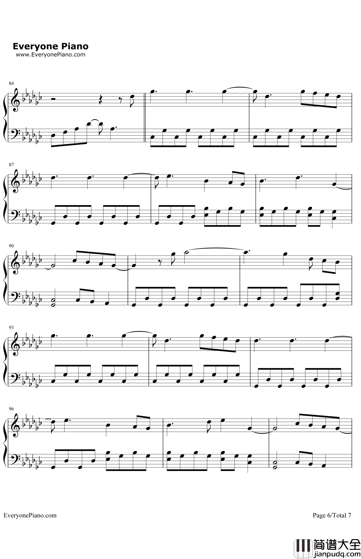 Fool'sGold钢琴谱_OneDirection