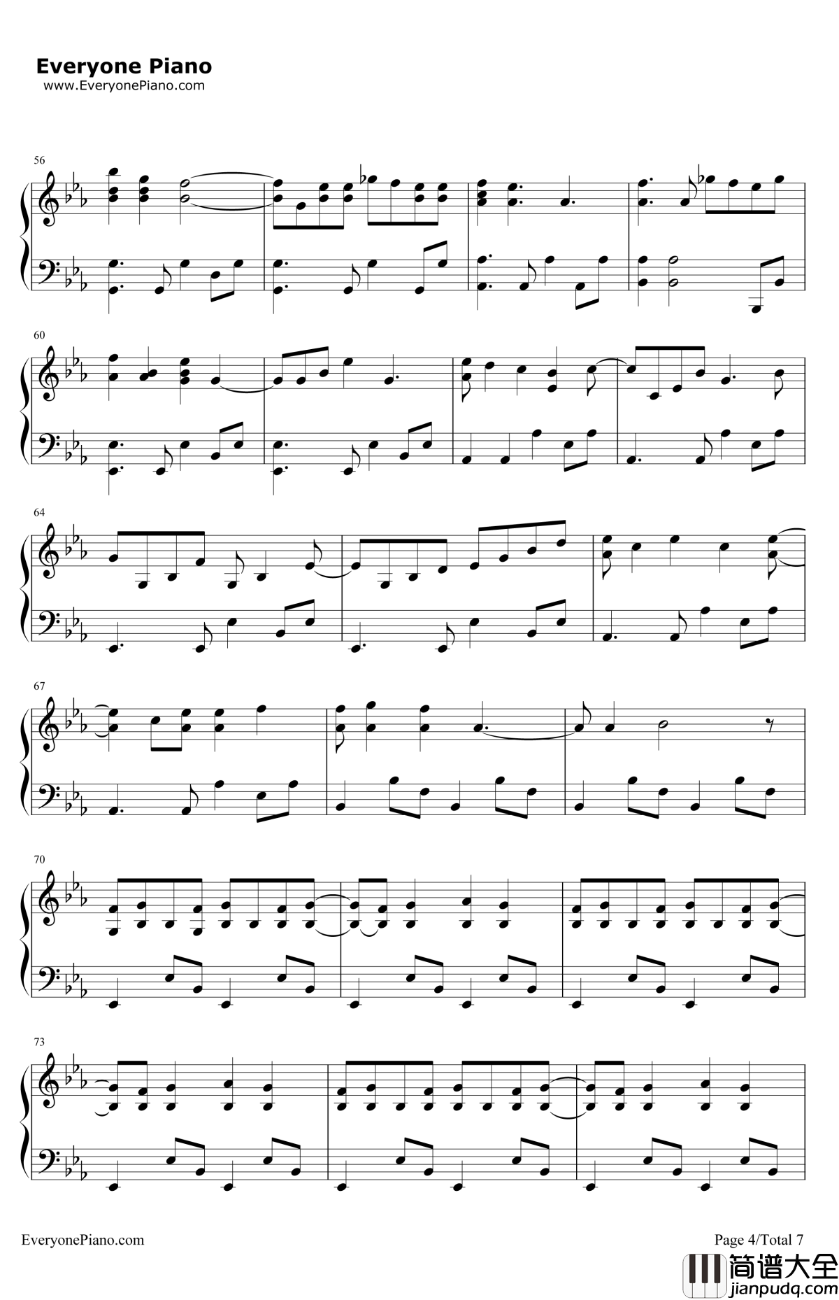 EverybodyTalks钢琴谱_NeonTrees