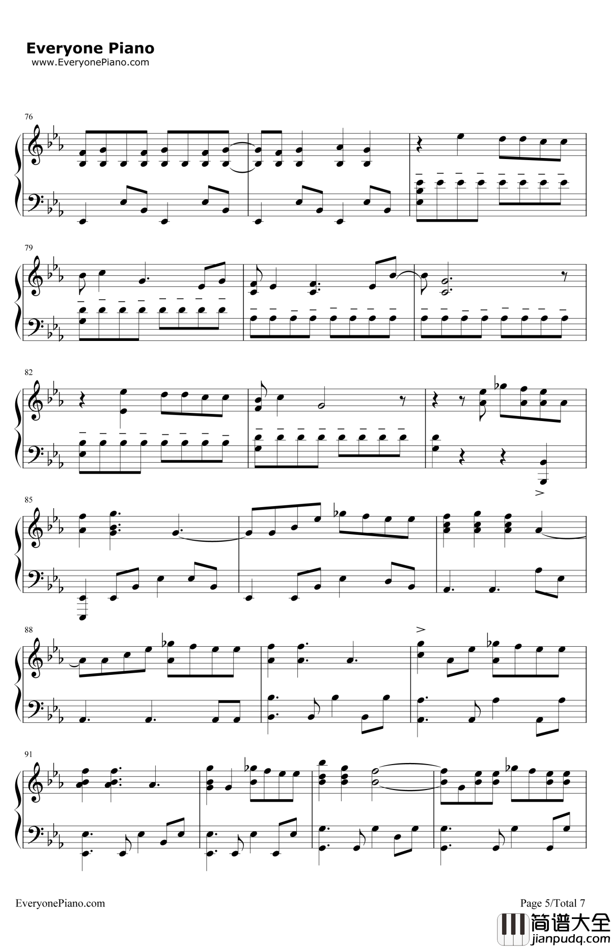 EverybodyTalks钢琴谱_NeonTrees