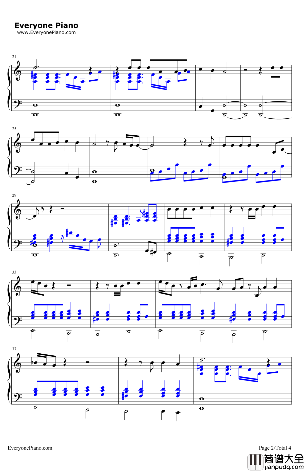 Lost钢琴谱_Coldplay